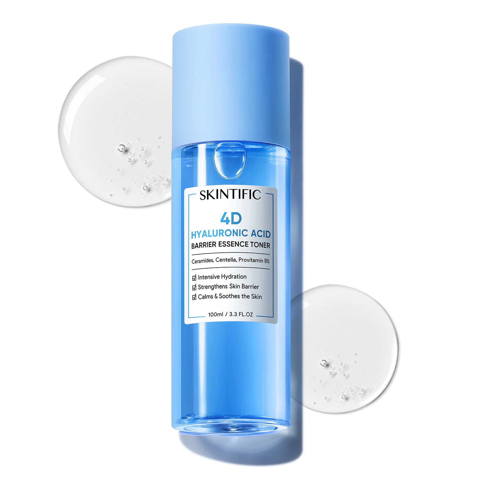 Lotion tonique à l'essence barrière à l'acide hyaluronique 4D