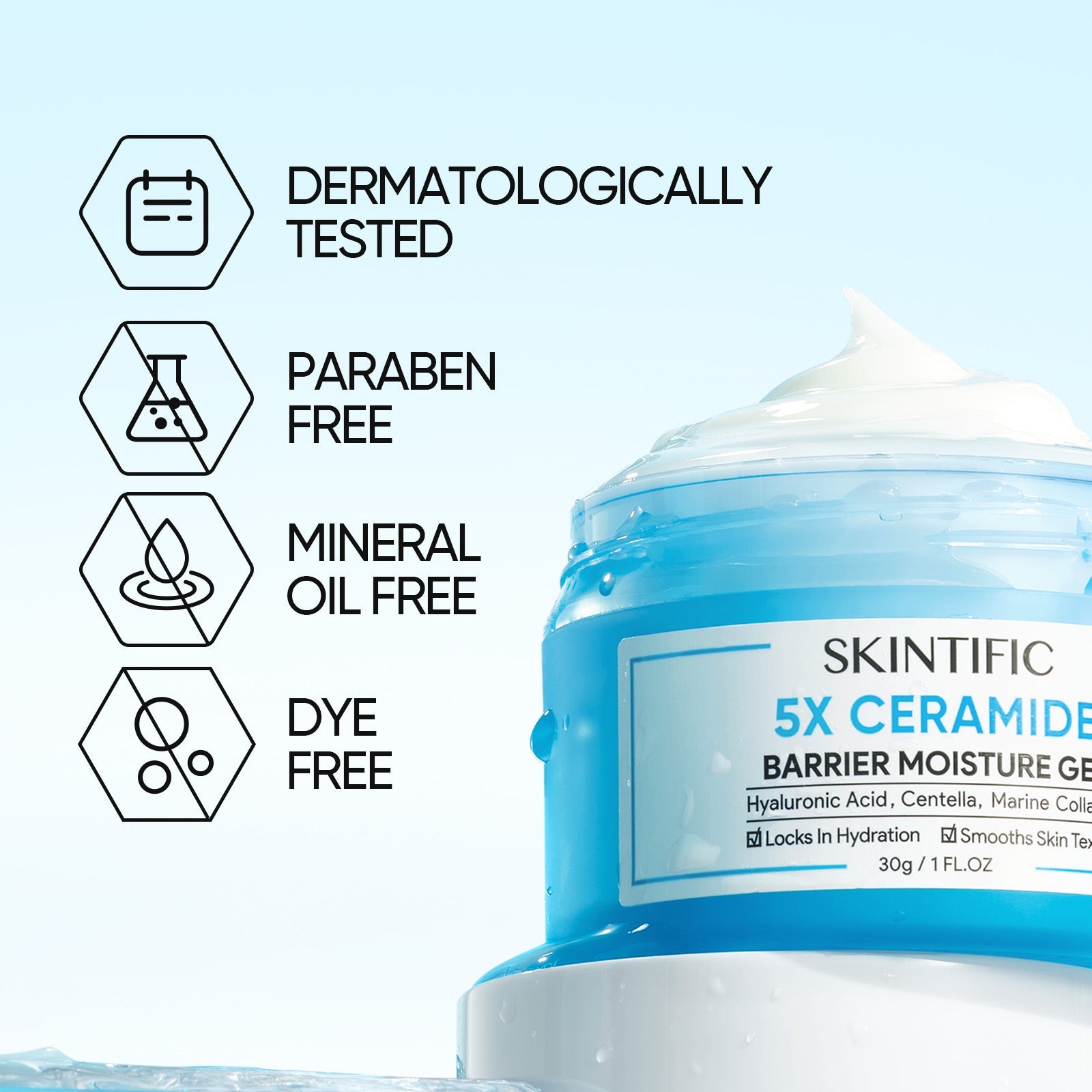 Gel Hydratant Renforçateur à 5X Céramides