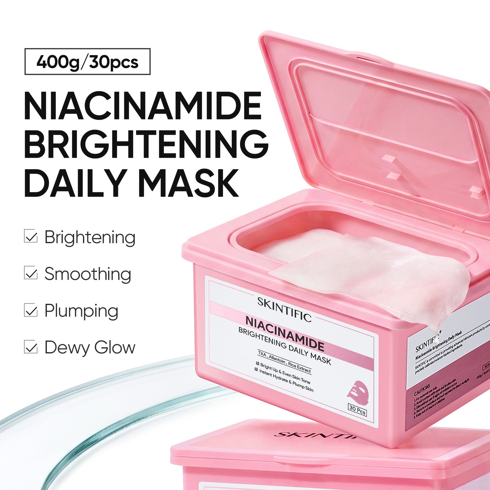 Niacinamide Glow Reset & Brightening Care Set 3pcs