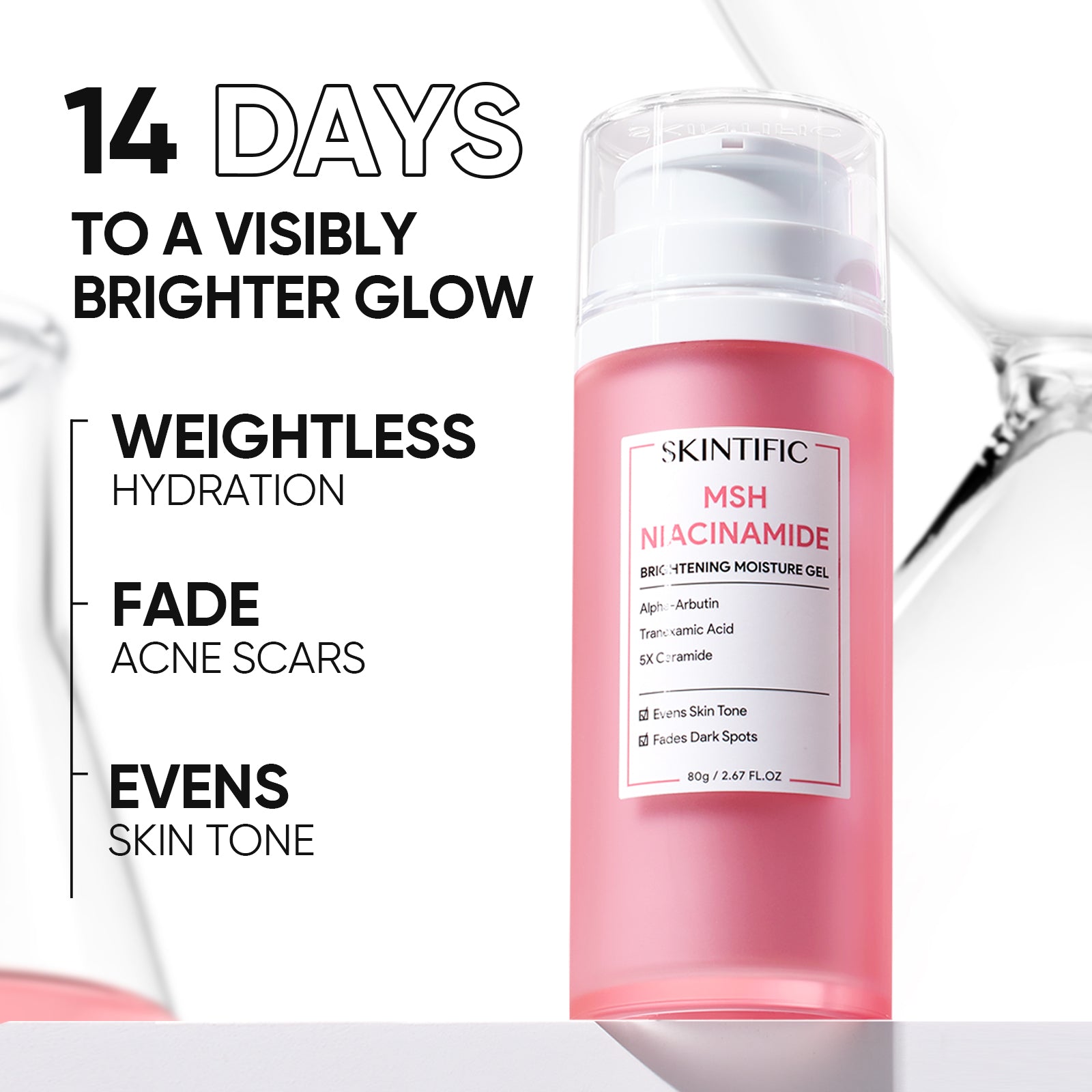 Gel Hydratant Éclat MSH à la Niacinamide