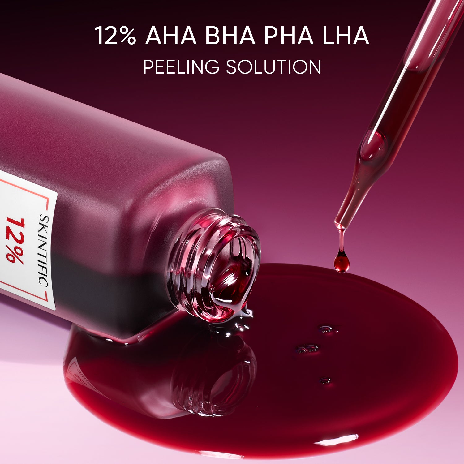 Solution de Peeling 12% AHA BHA PHA LHA
