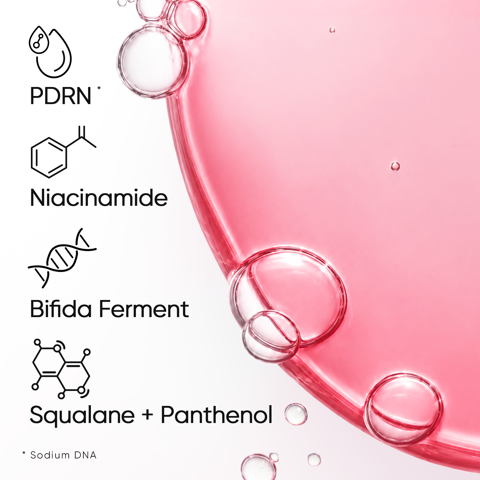 Sérum PDRN éclat et luminosité en spray