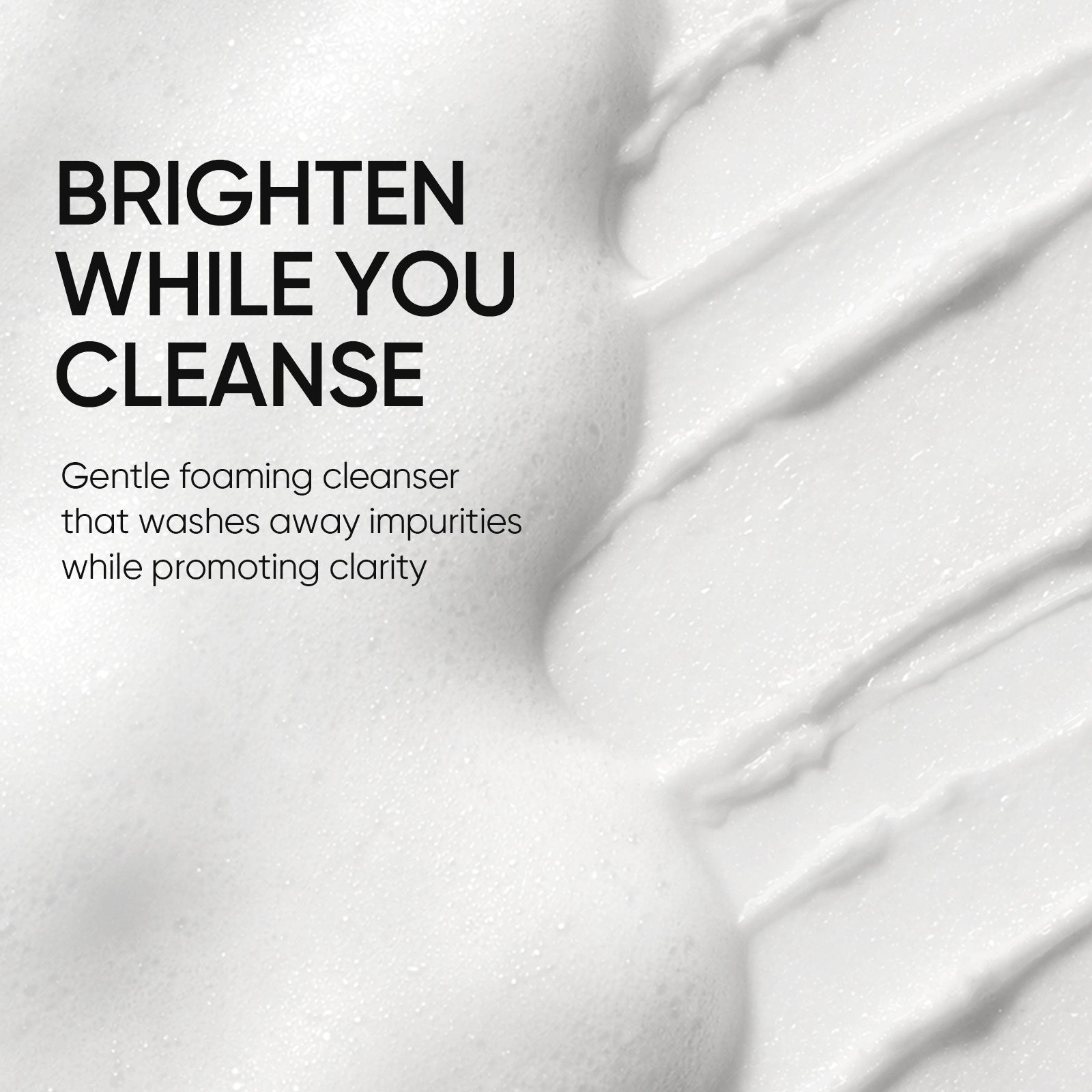 Nettoyant éclat pour le visage à la niacinamide