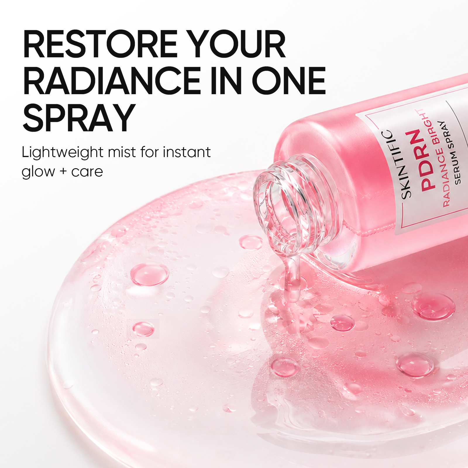 Sérum PDRN éclat et luminosité en spray