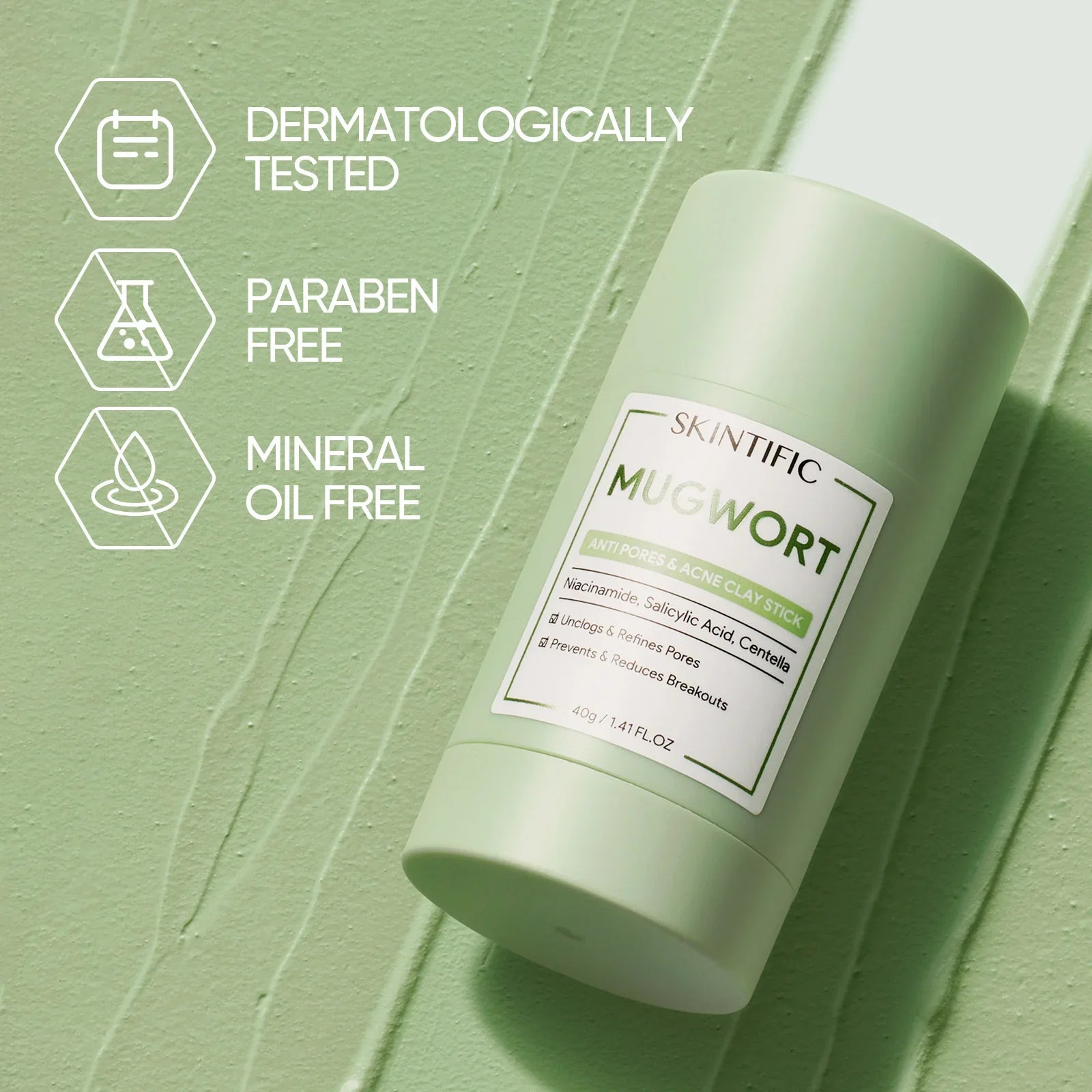 Stick Purifiant Anti-Acné à l’Armoise (Mugwort)