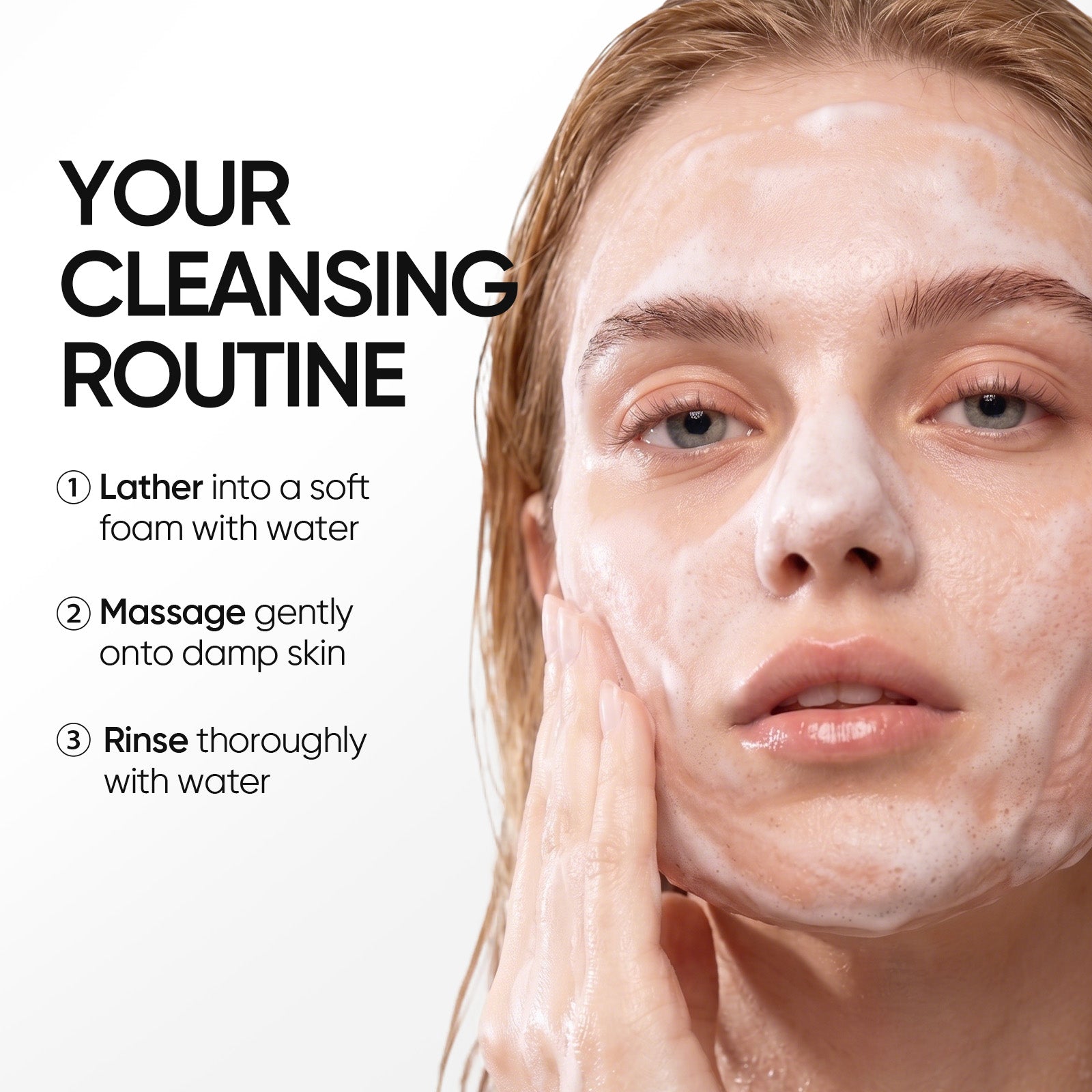 Nettoyant éclat pour le visage à la niacinamide