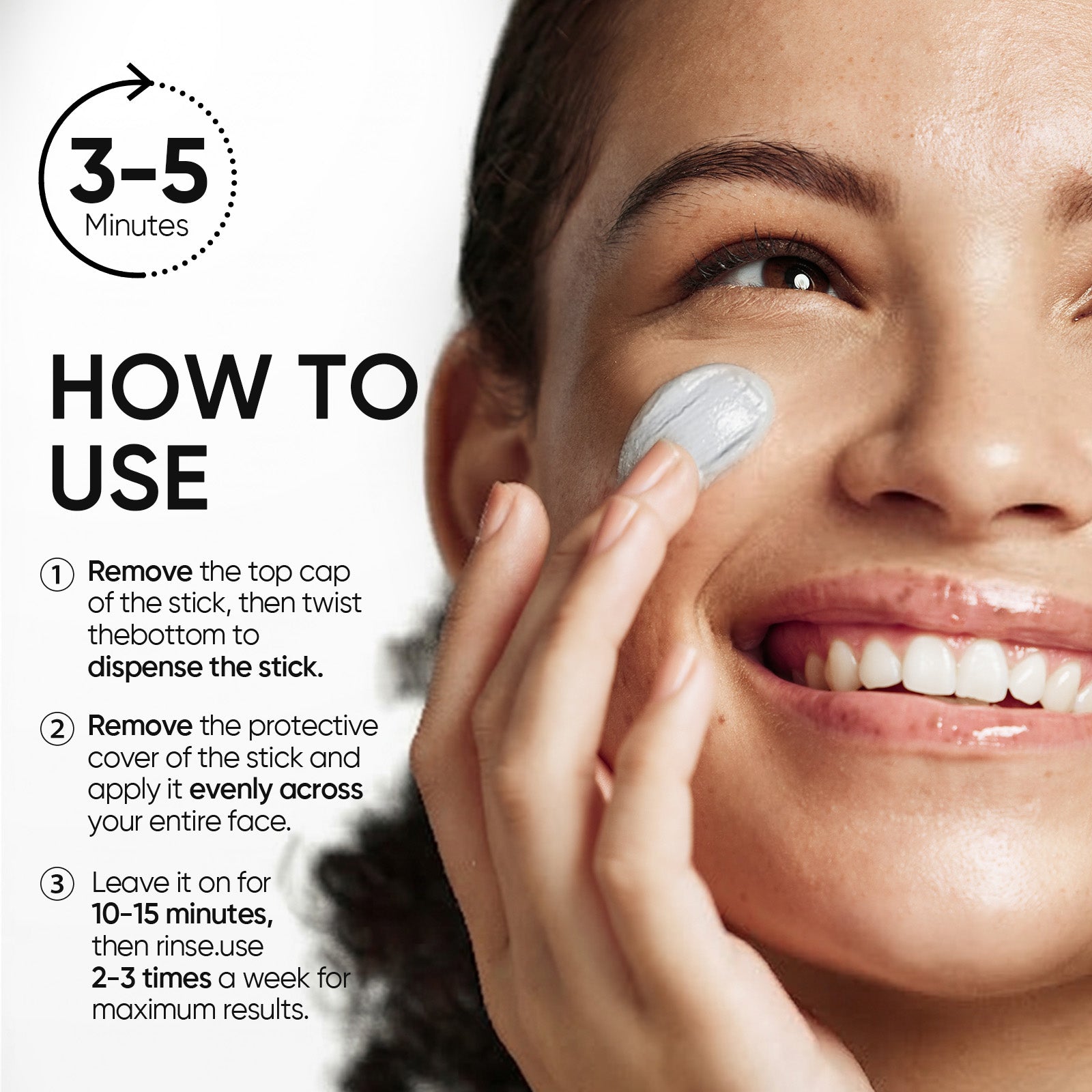 AMAZON WHITE CLAY PURIFYING CLAY STICK