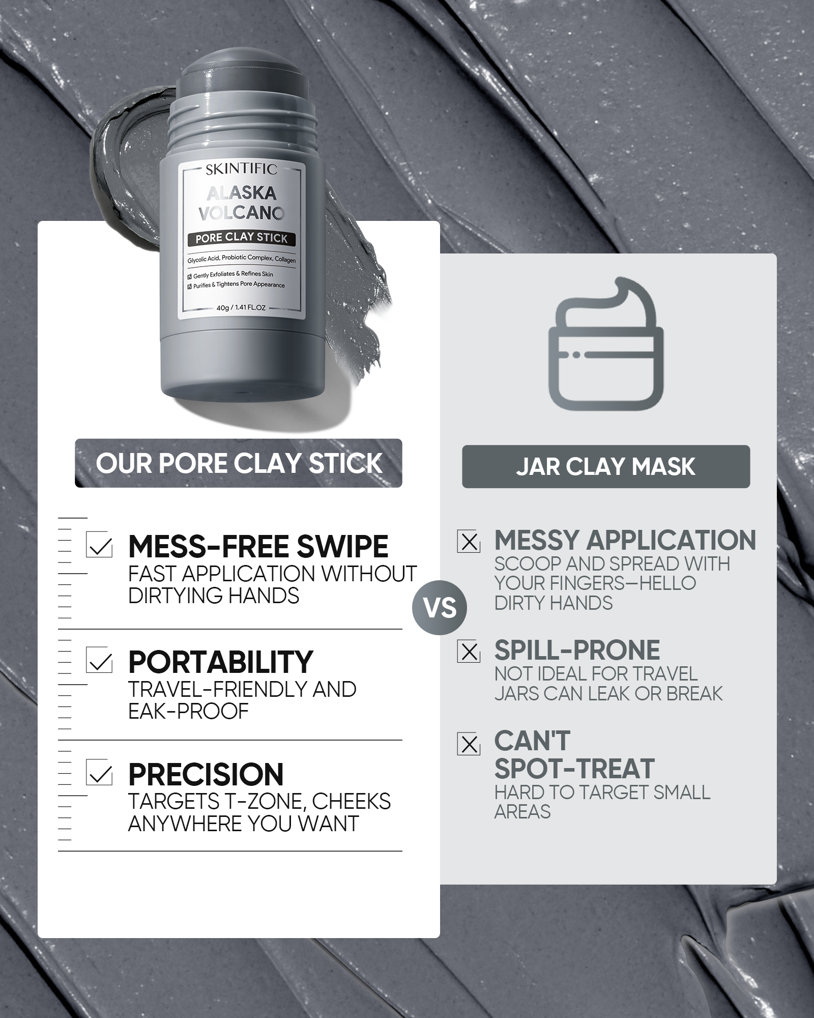 Masque Nettoyant Argile Profonde Alaska Volcano
