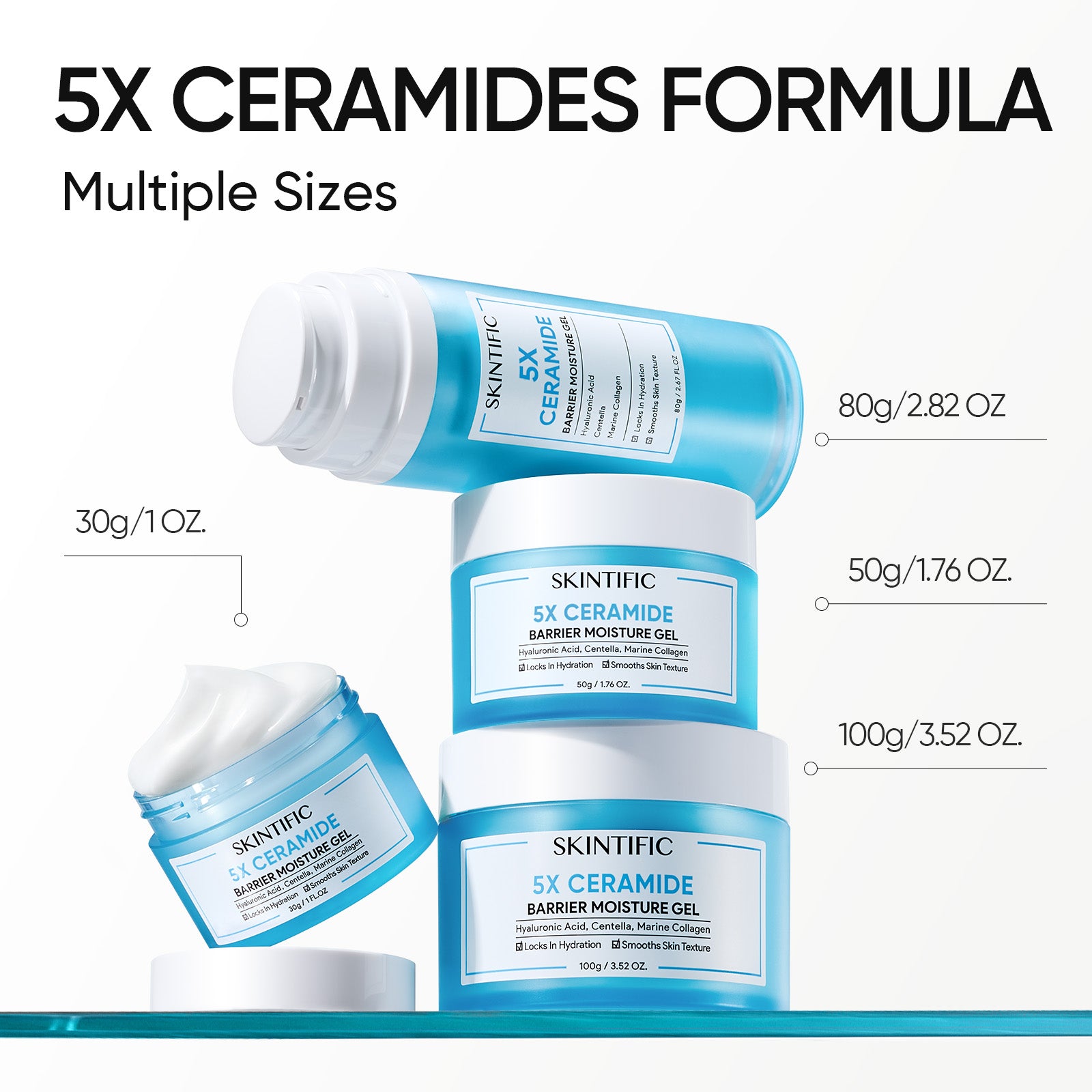 Gel Hydratant Renforçateur à 5X Céramides