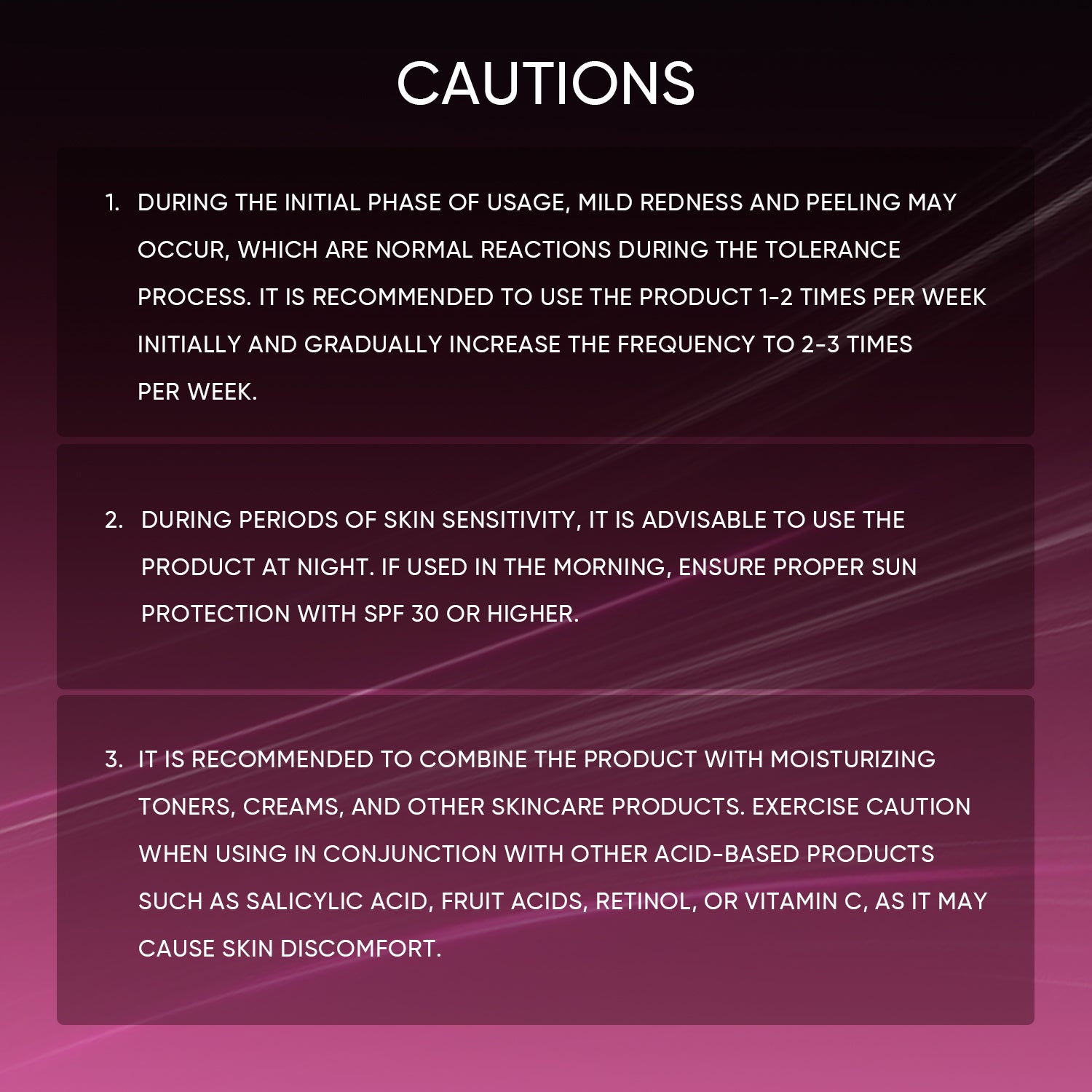 Solution de Peeling 12% AHA BHA PHA LHA