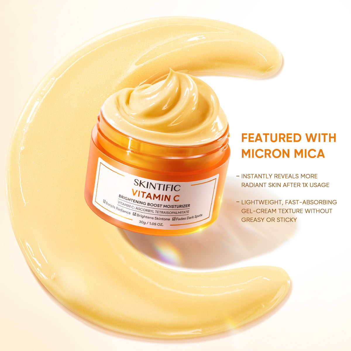Hydratant éclaircissant à la vitamine C