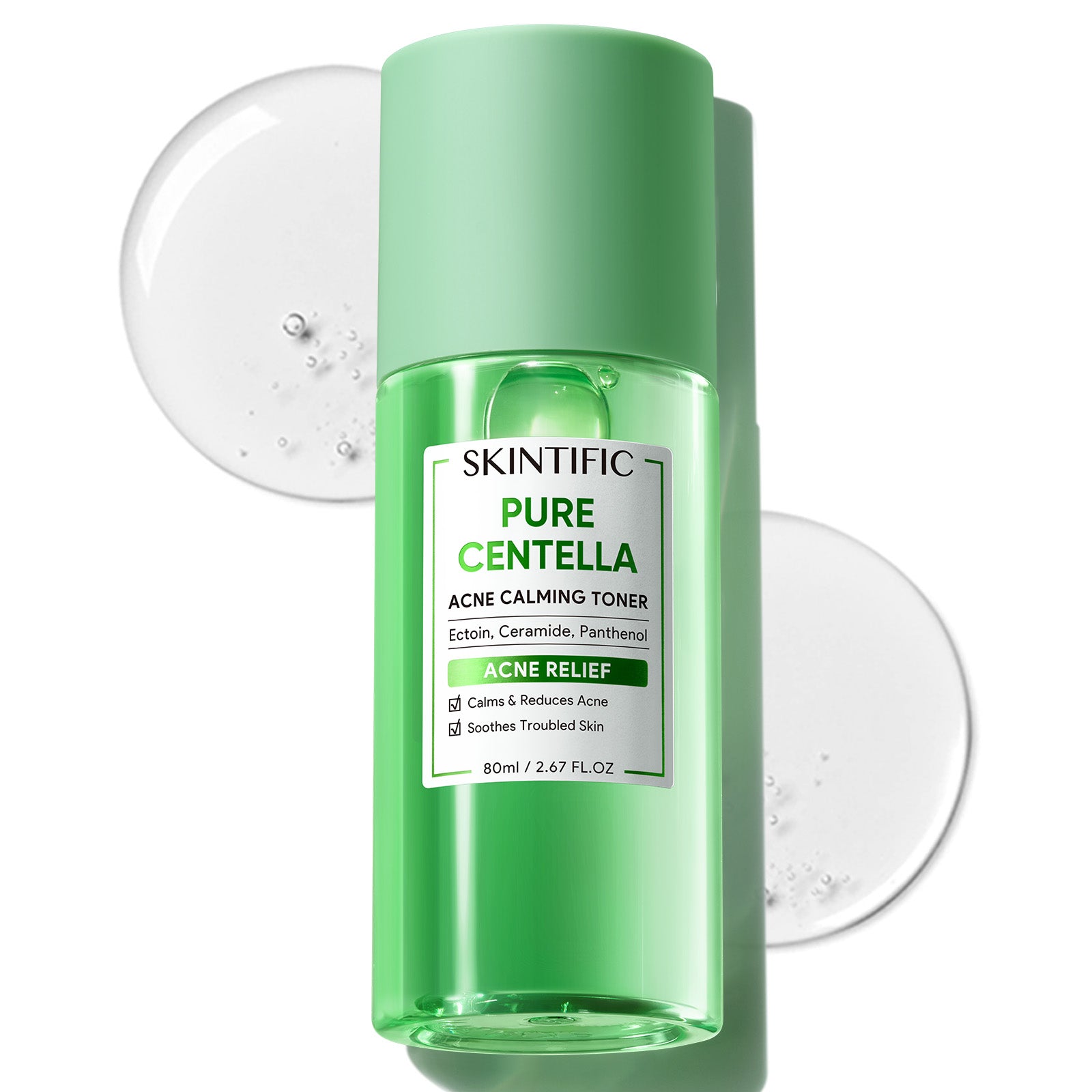Tonique Apaisant Acné Centella Pure 80ml pour Peaux Sensibles et à Tendance Acnéique