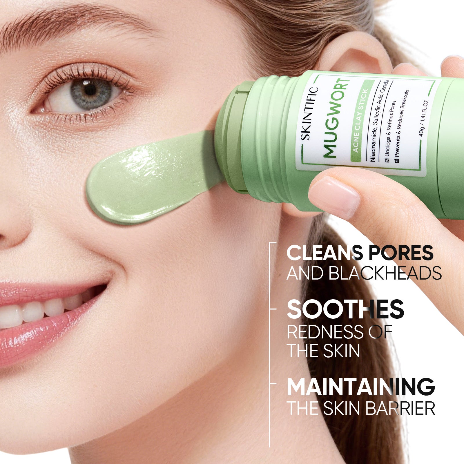 Stick Purifiant Anti-Acné à l’Armoise (Mugwort)