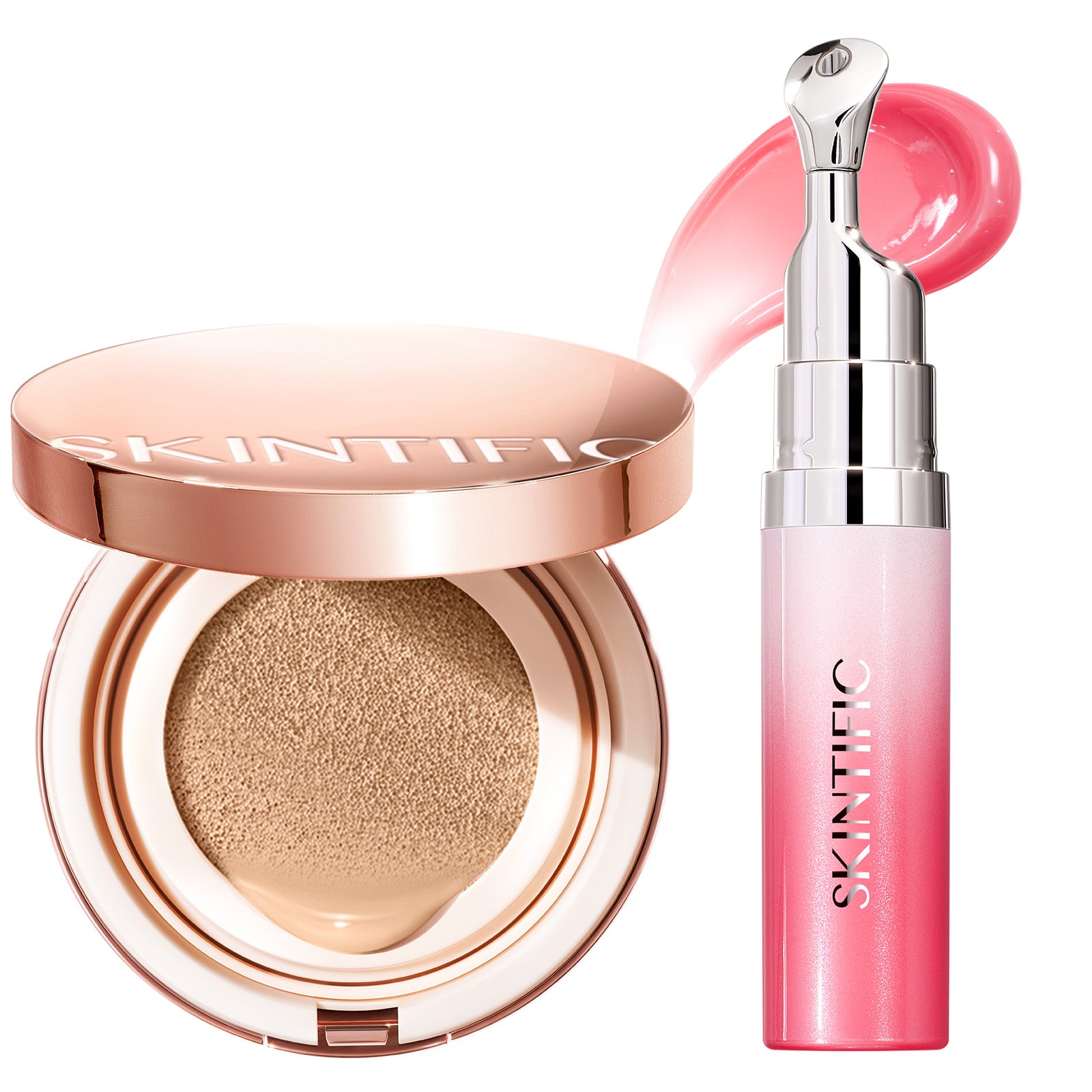 Cover All Perfect Cushion & Peptide Lip Serum Set 2pcs