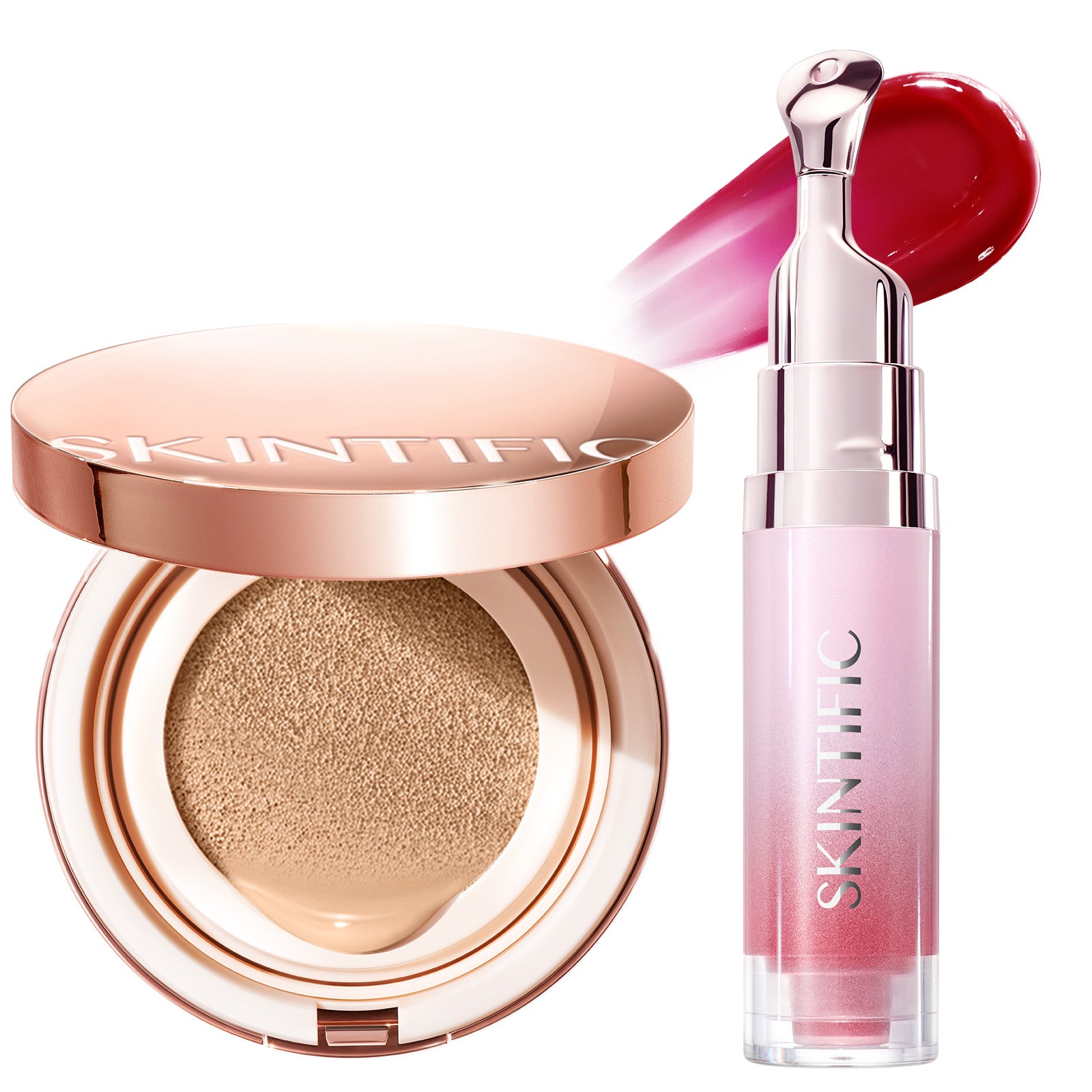 Cover All Perfect Cushion & Peptide Lip Serum Set 2pcs