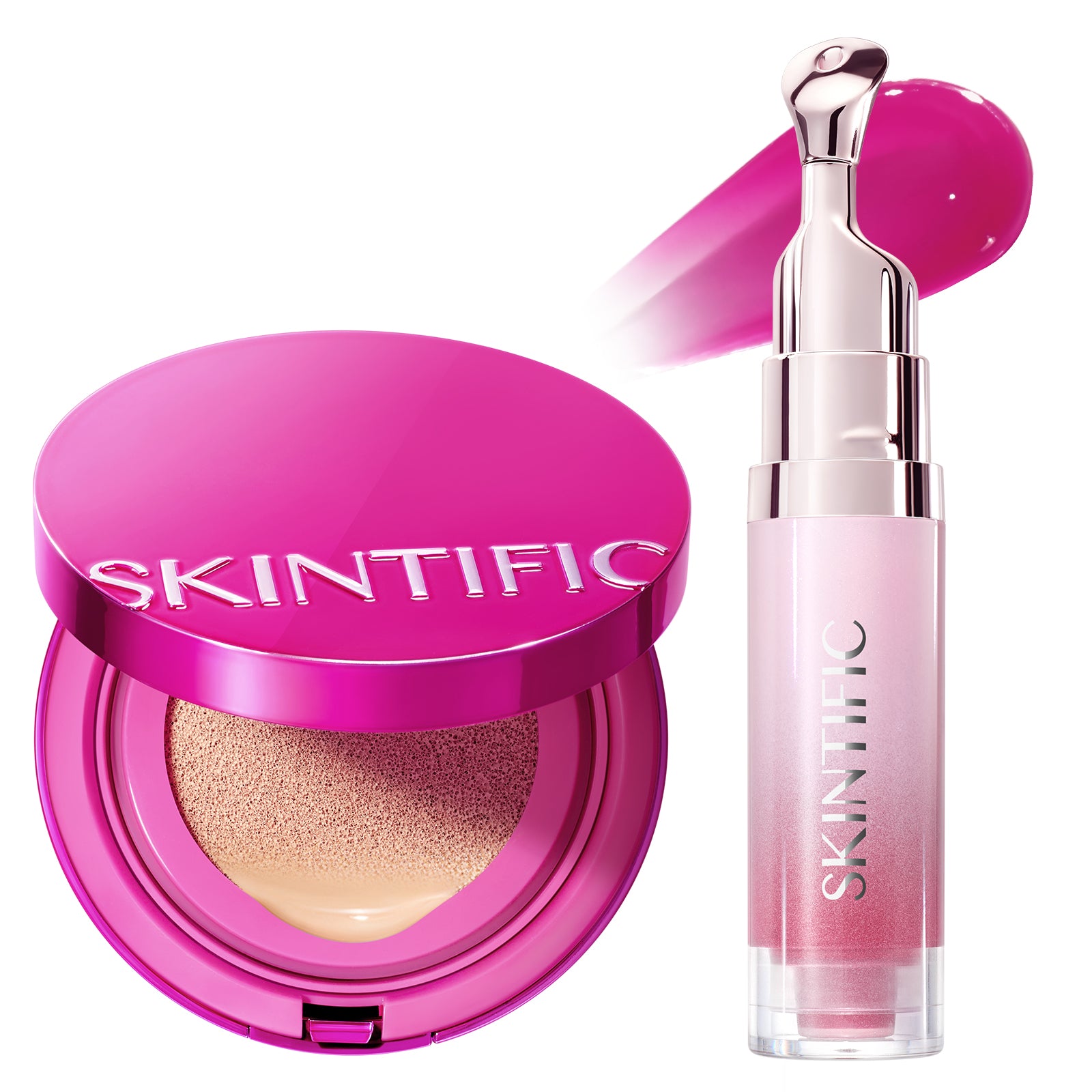 Glow Cushion & Peptide Lip Serum Set 2pcs