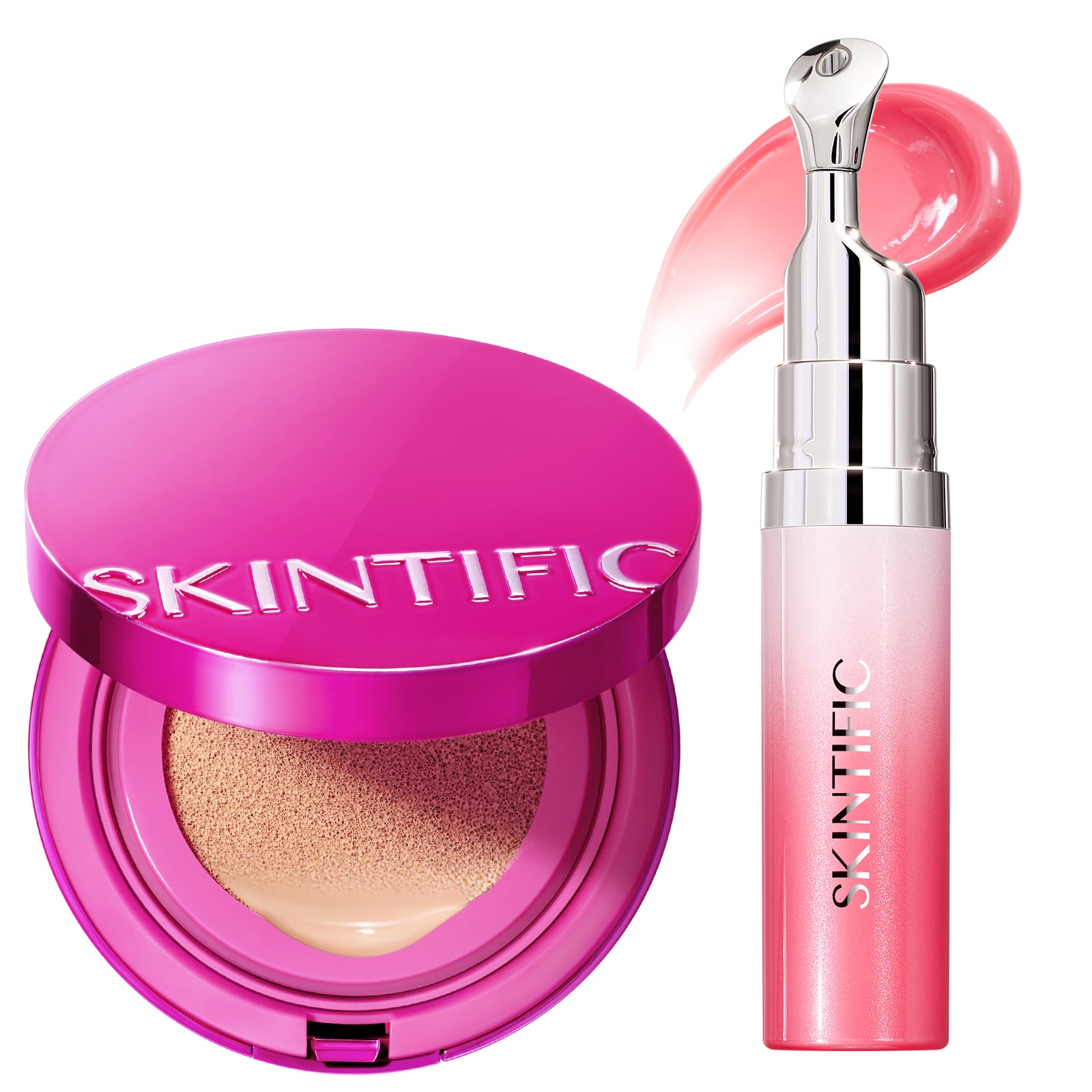 Glow Cushion & Peptide Lip Serum Set 2pcs