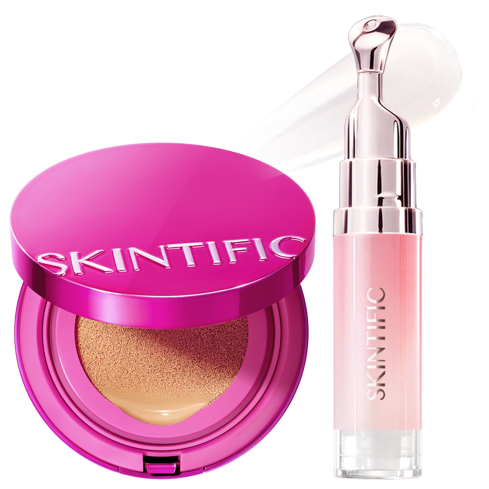 Glow Cushion & Peptide Lip Serum Set 2pcs