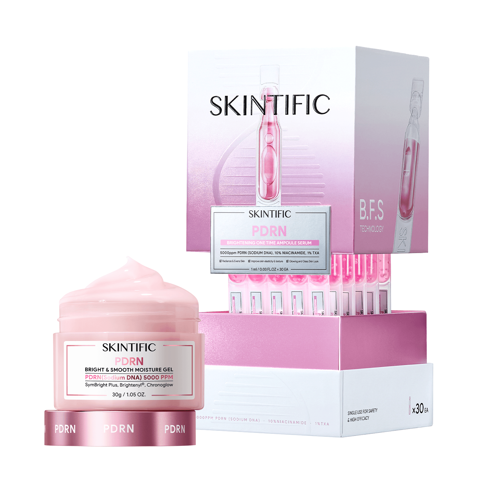 PDRN Bright & Smooth Glass Skin Glow Set
