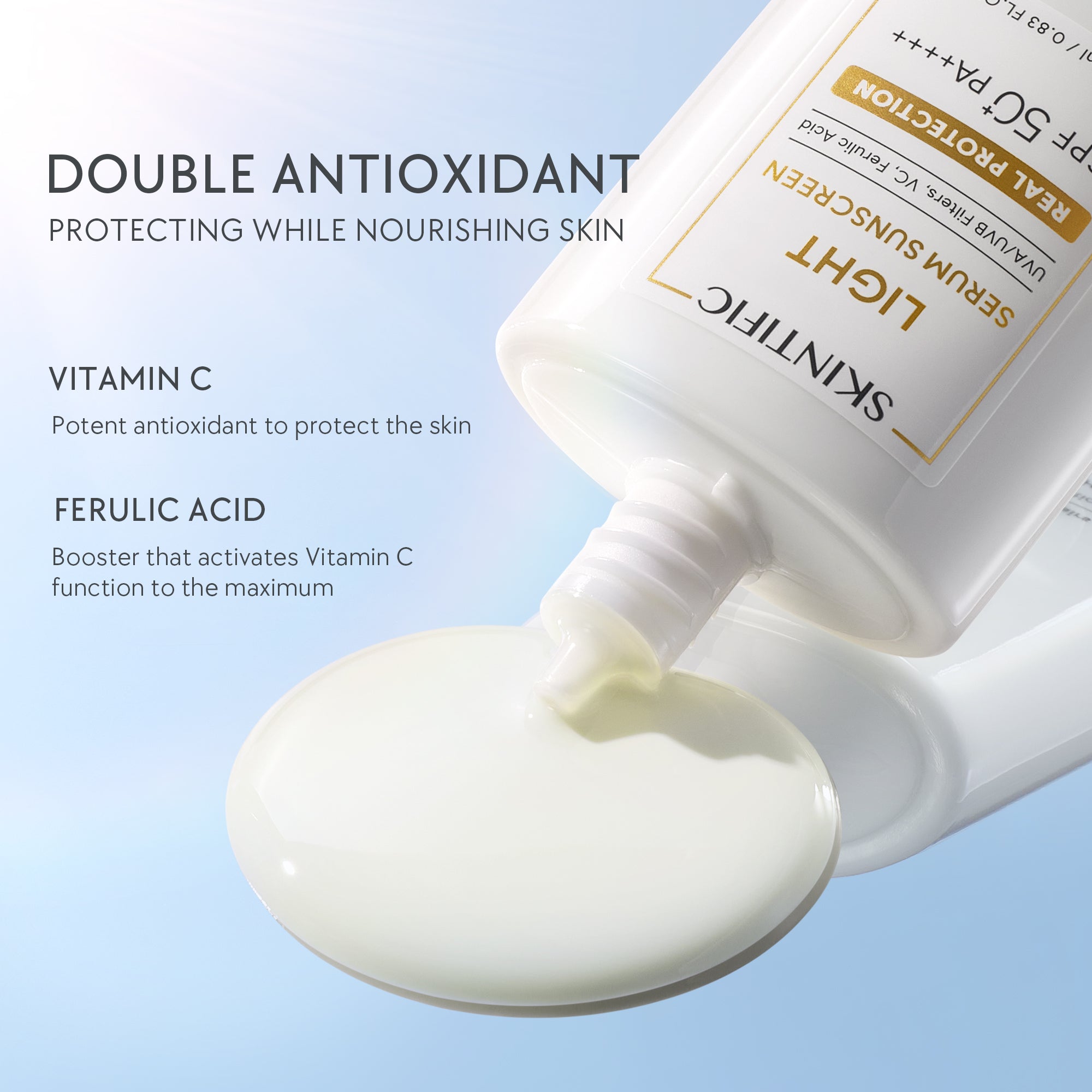 Écran Solaire Sérum Léger SPF 50+ PA++++