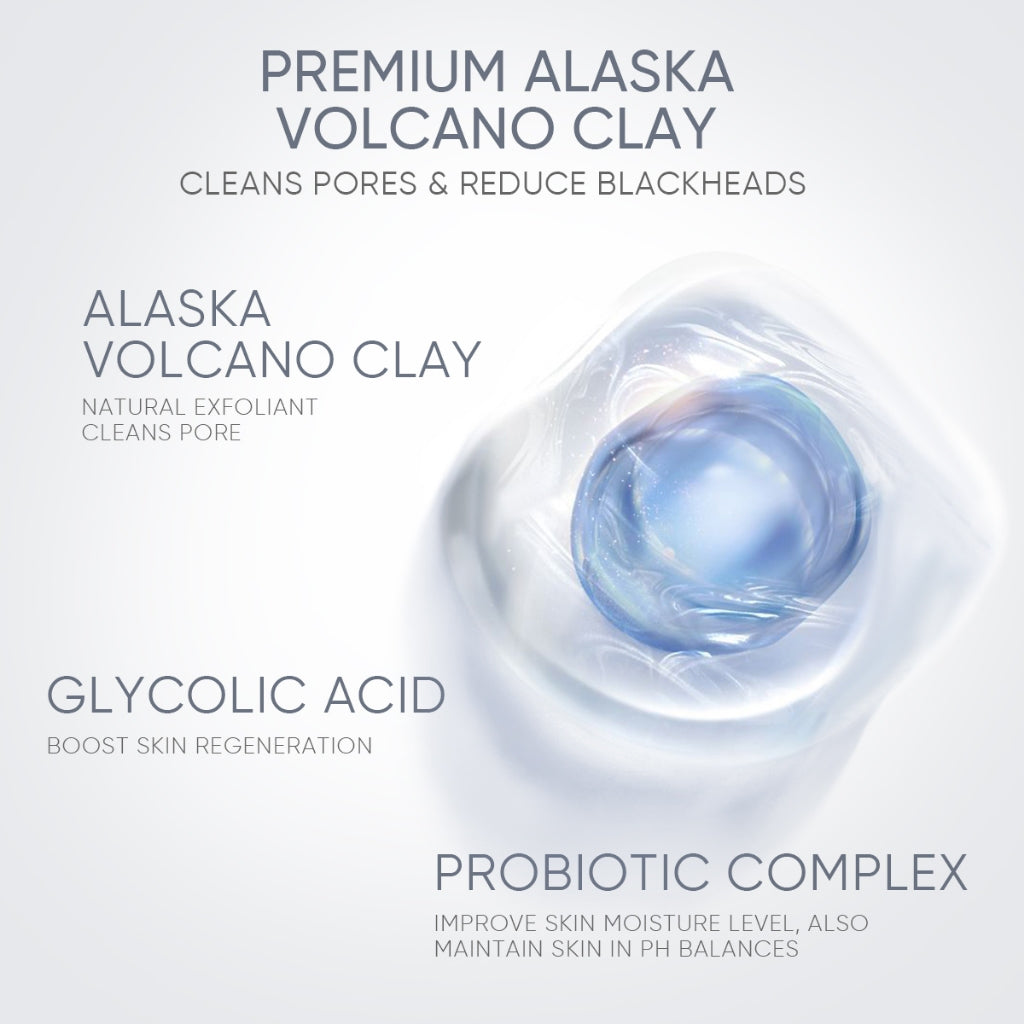 Masque Nettoyant Argile Profonde Alaska Volcano