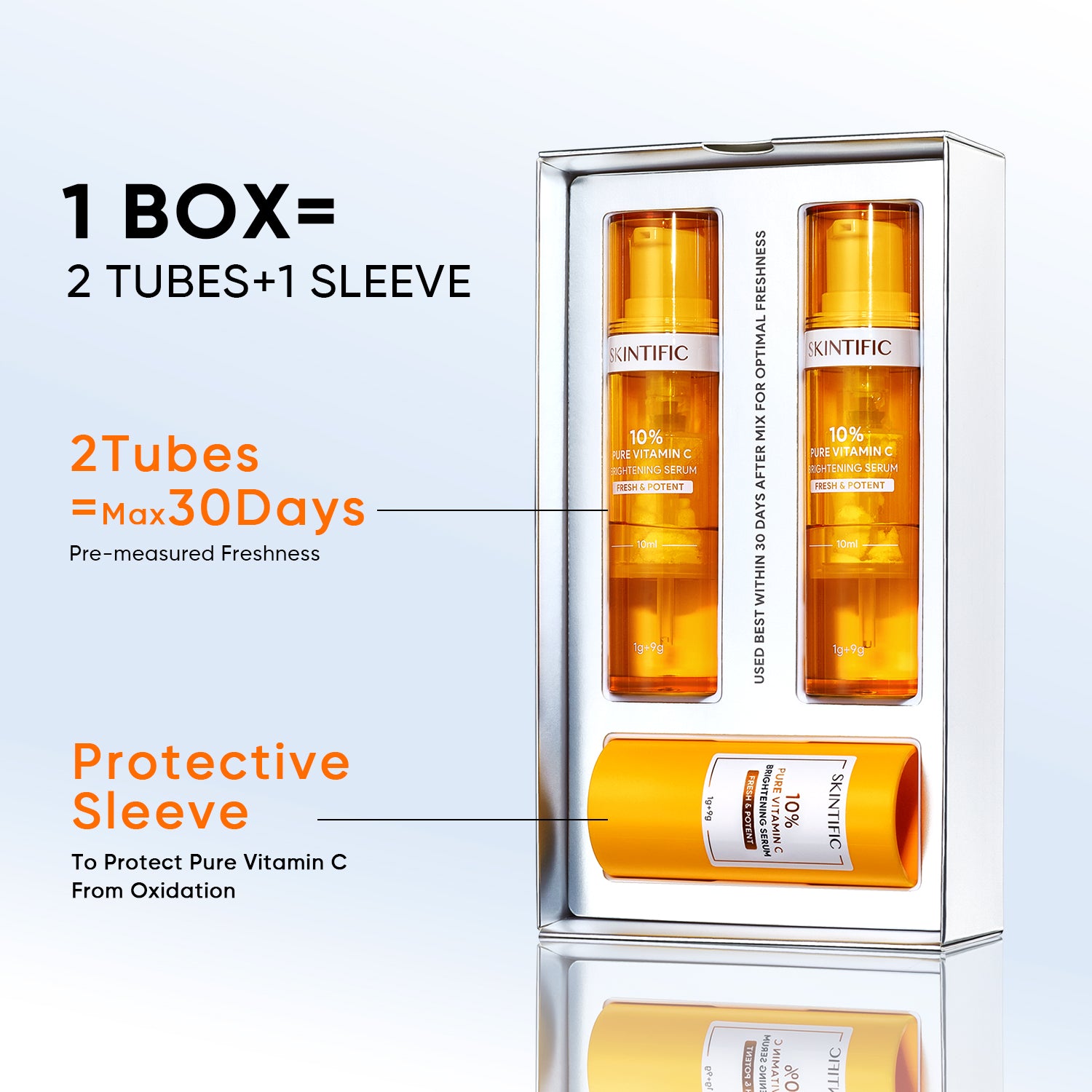 Sérum éclaircissant à 10 % de vitamine C pure