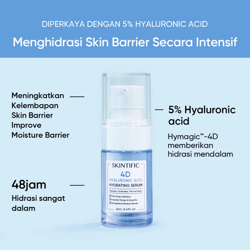 Sérum Hydratant à l’Acide Hyaluronique 4D