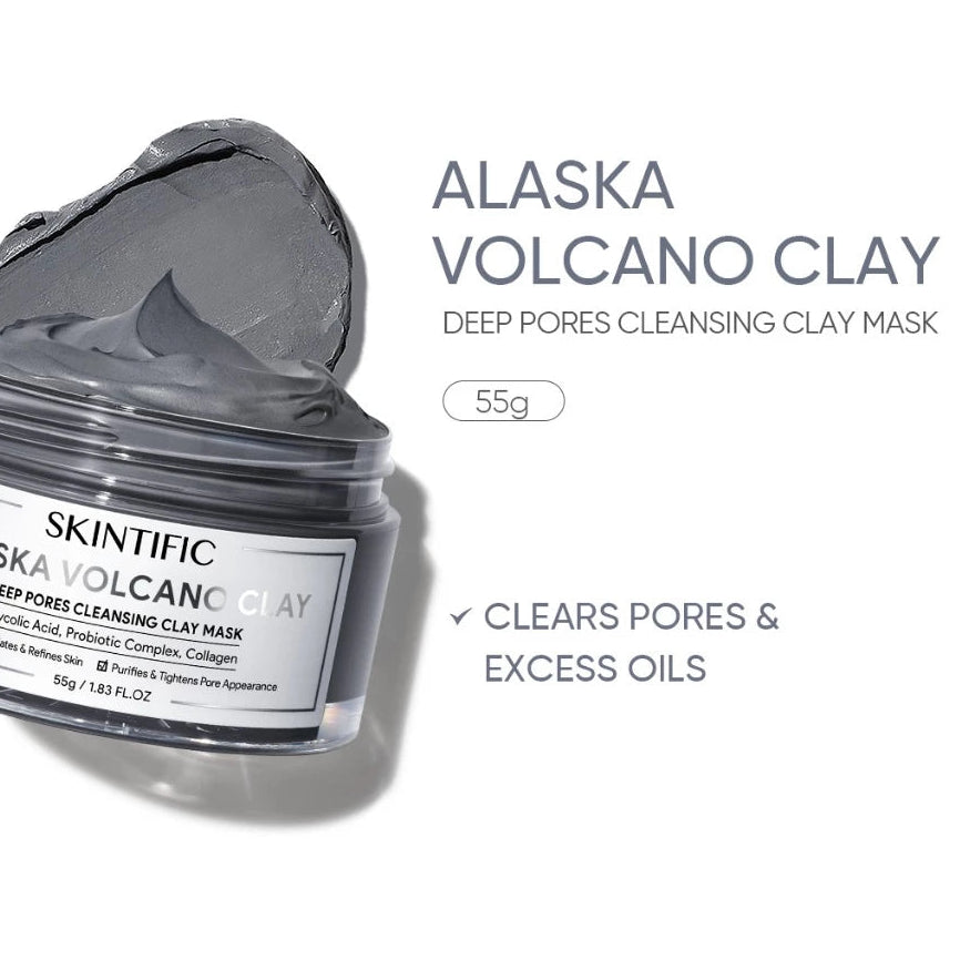 Masque Nettoyant Argile Profonde Alaska Volcano