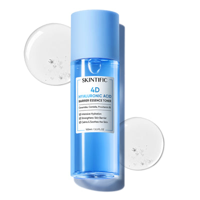 Lotion tonique à l'essence barrière à l'acide hyaluronique 4D