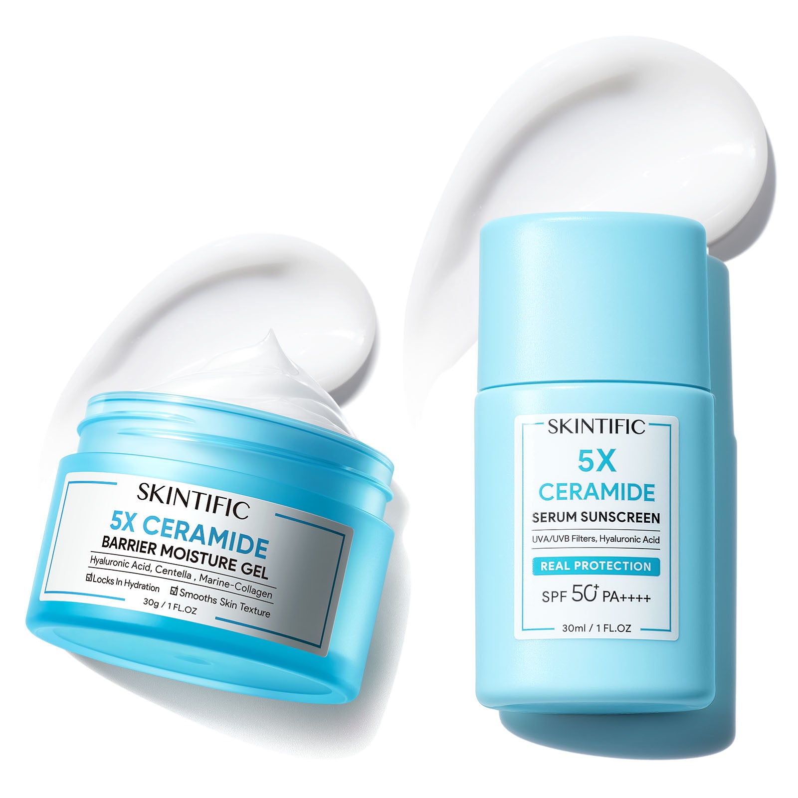 Ensemble Hydratant 5X Céramide & Écran Solaire SPF50