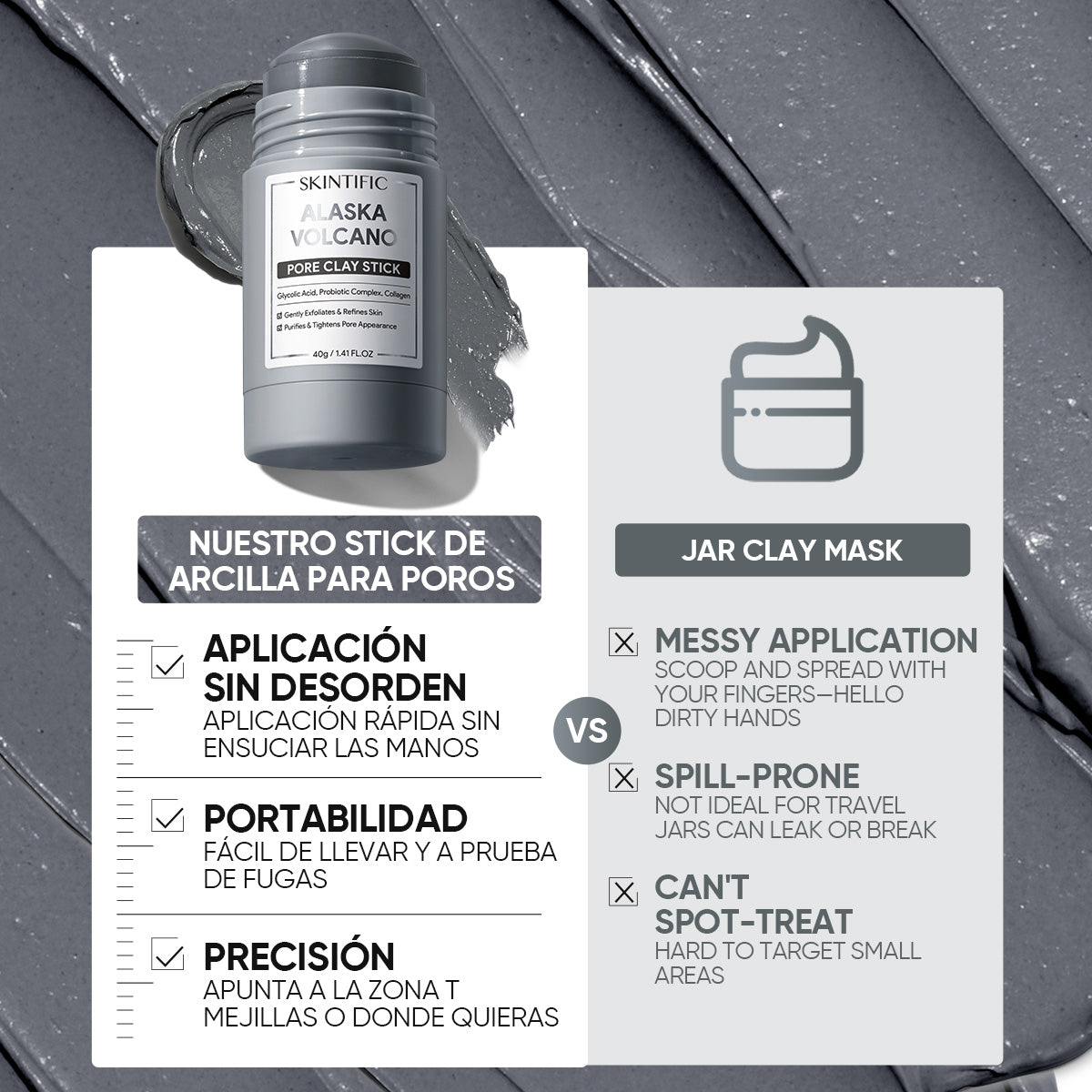 Masque Nettoyant Argile Profonde Alaska Volcano