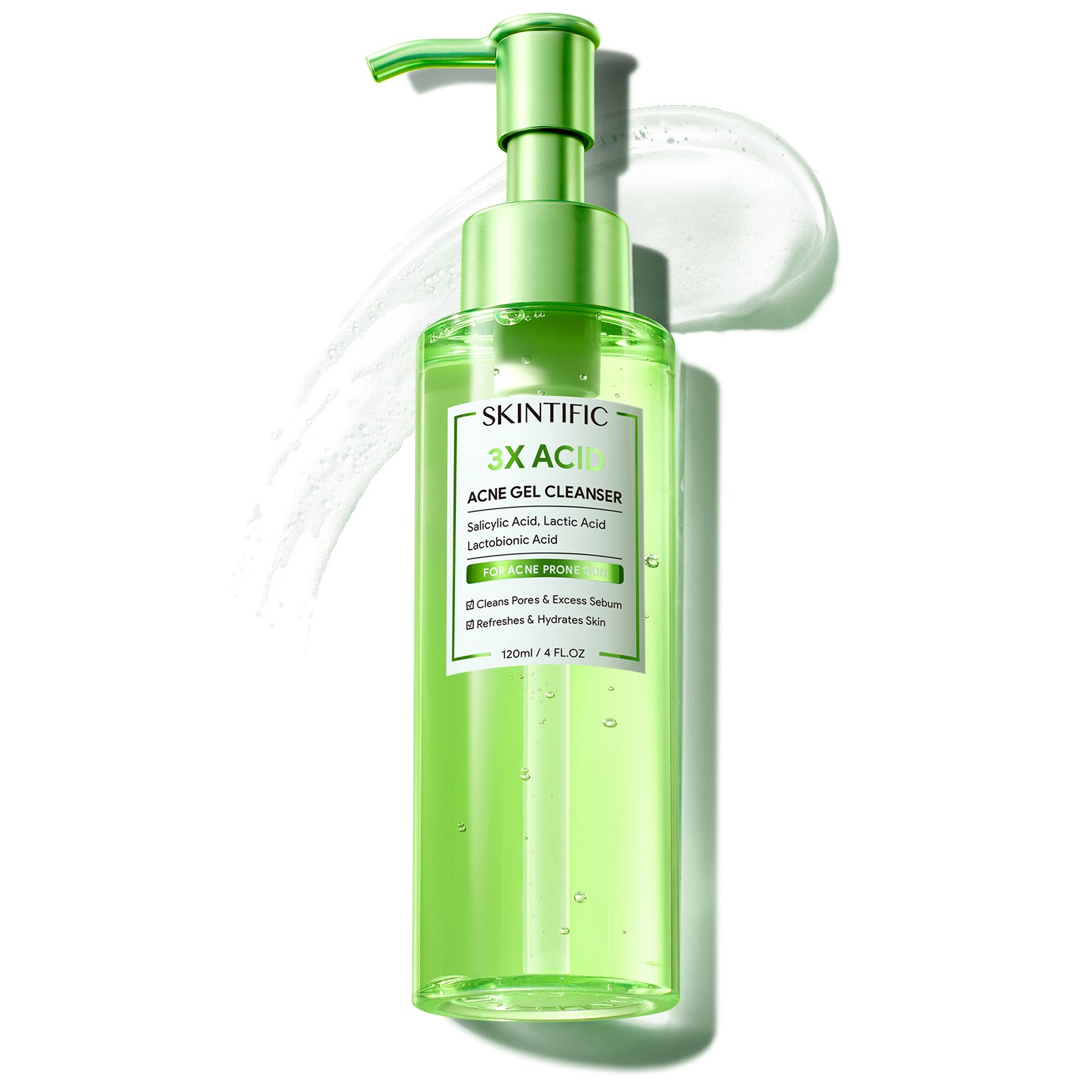 Gel Nettoyant Anti-Acné 3X Acides