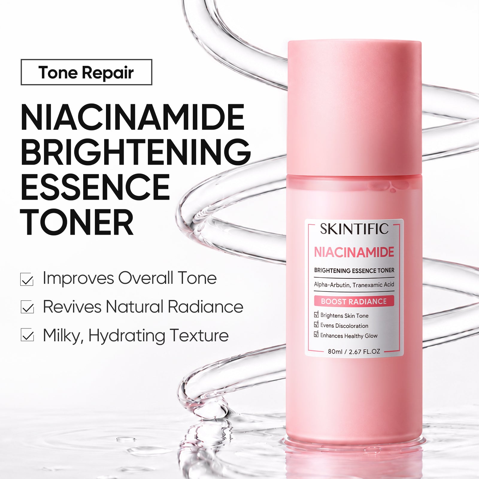 Lotion Tonique Éclaircissante Niacinamide