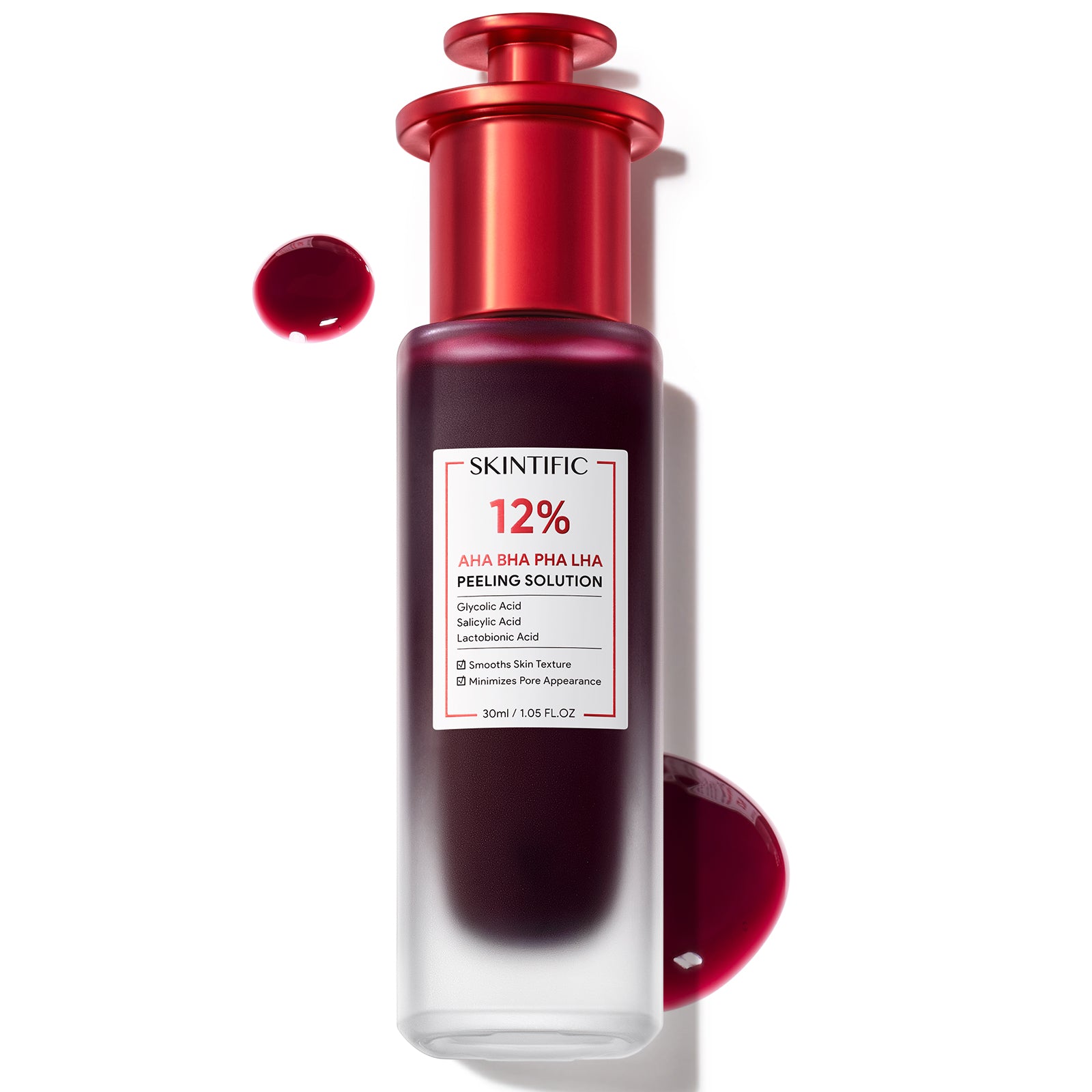 12% AHA BHA PHA LHA Peeling Solution Serum