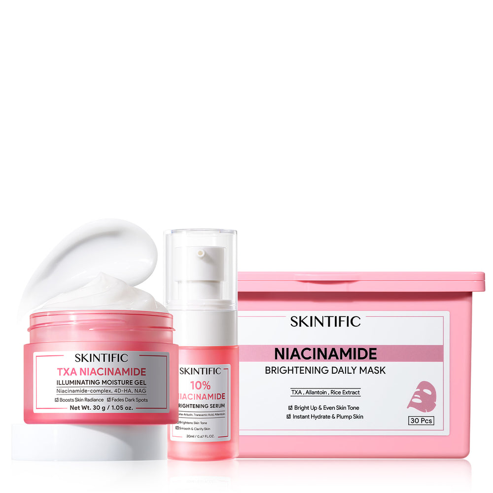 Niacinamide Glow Reset & Brightening Care Set 3pcs