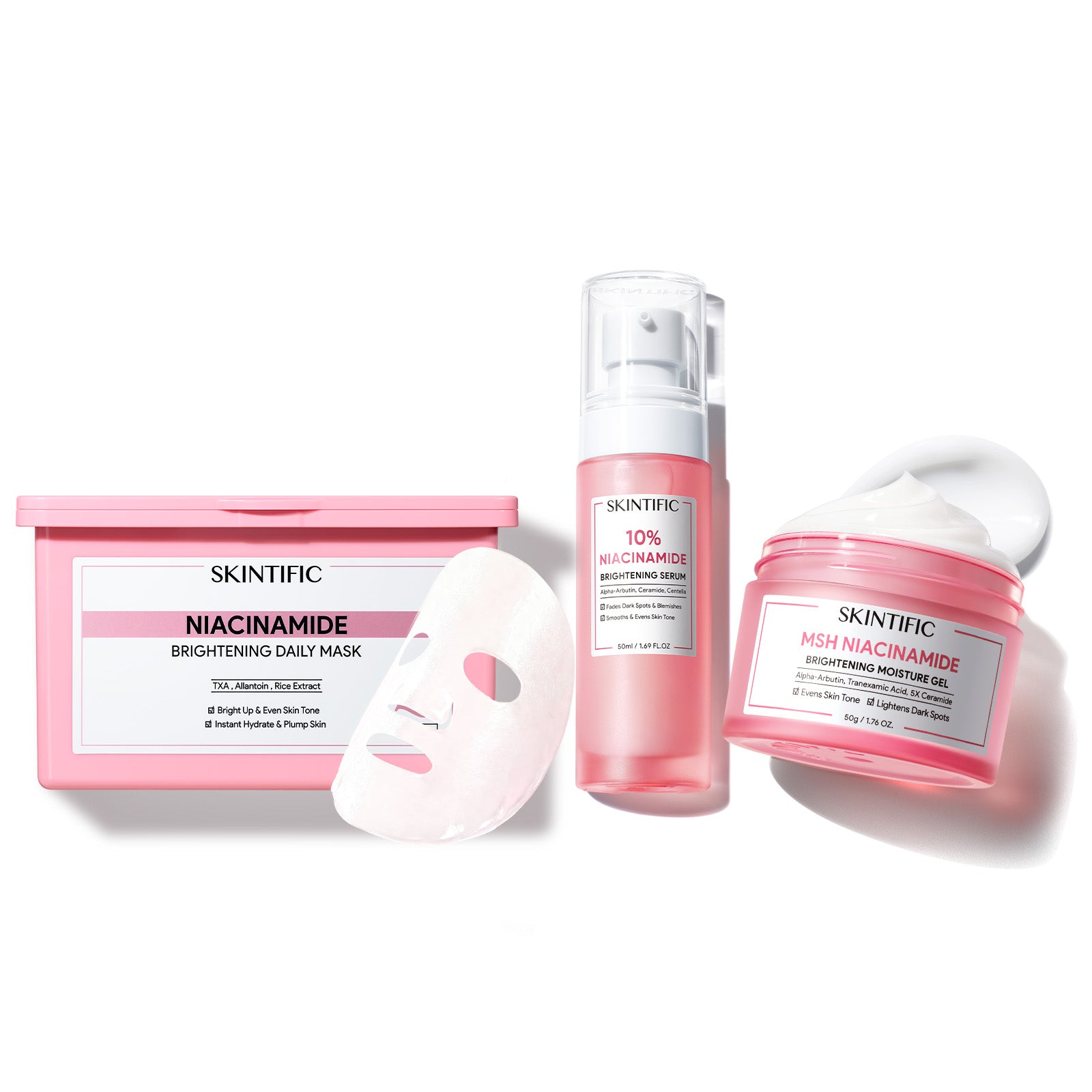 Niacinamide Glow Reset & Brightening Care Set 3pcs