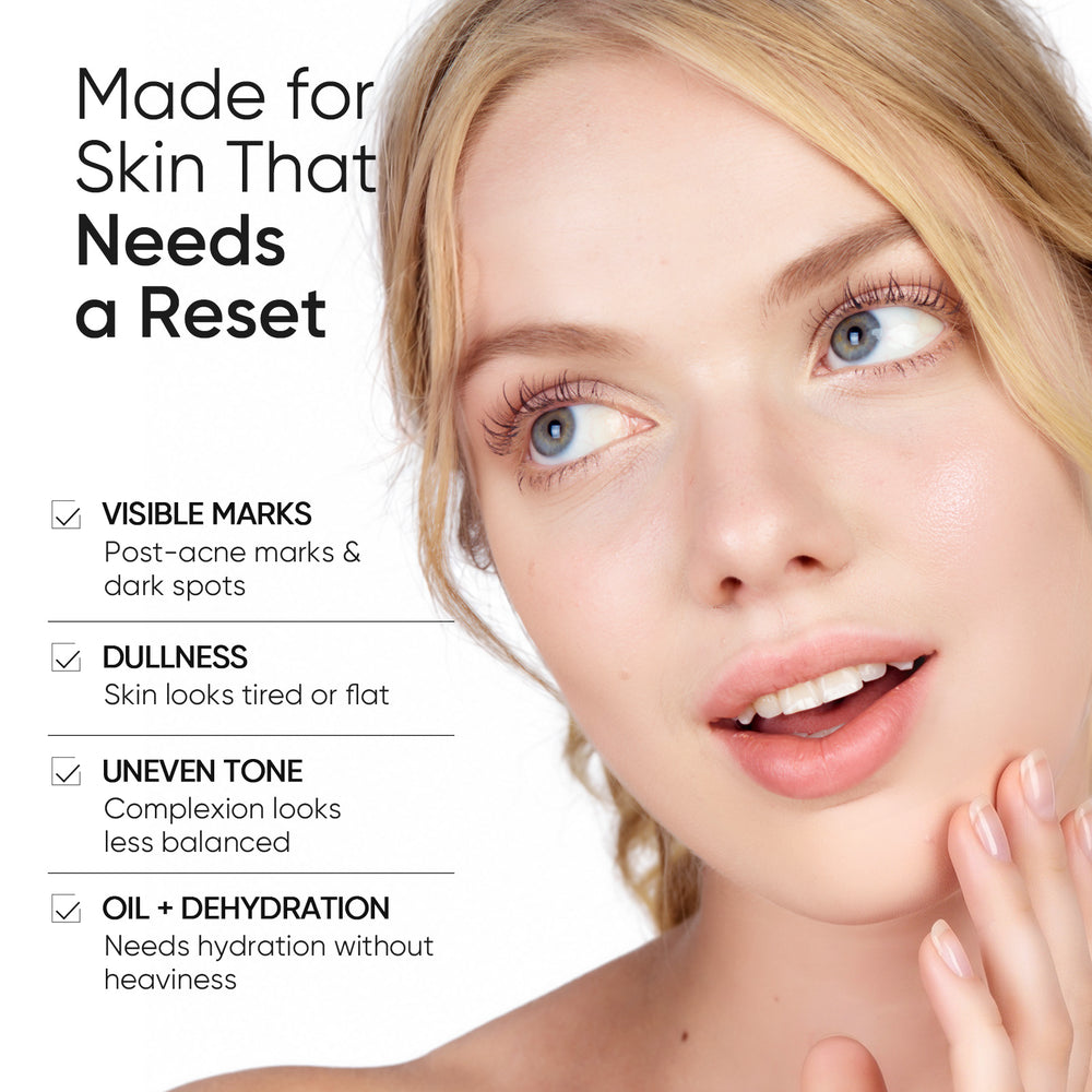 Coffret Niacinamide Glow Reset et Soin Éclat 3 pièces