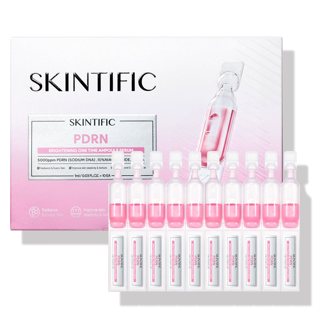 Sérum ampoule éclaircissant PDRN à usage unique, 30 pièces