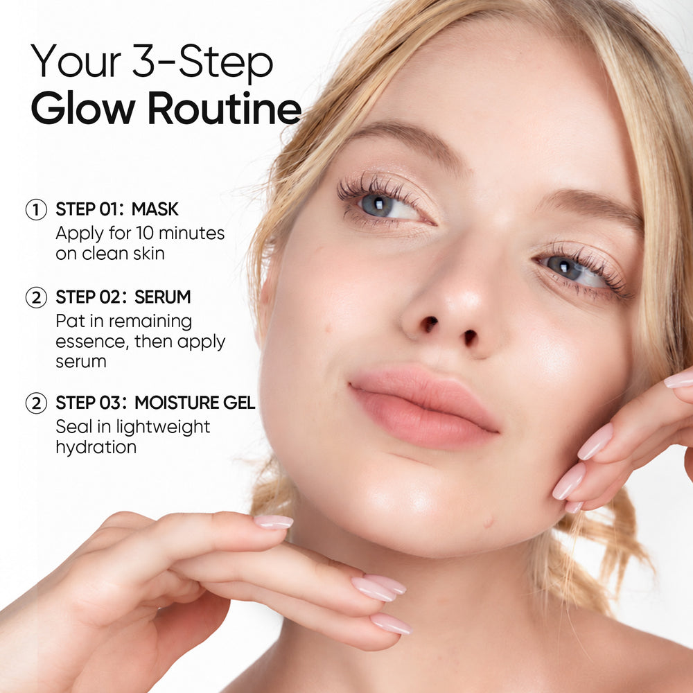 Coffret Niacinamide Glow Reset et Soin Éclat 3 pièces