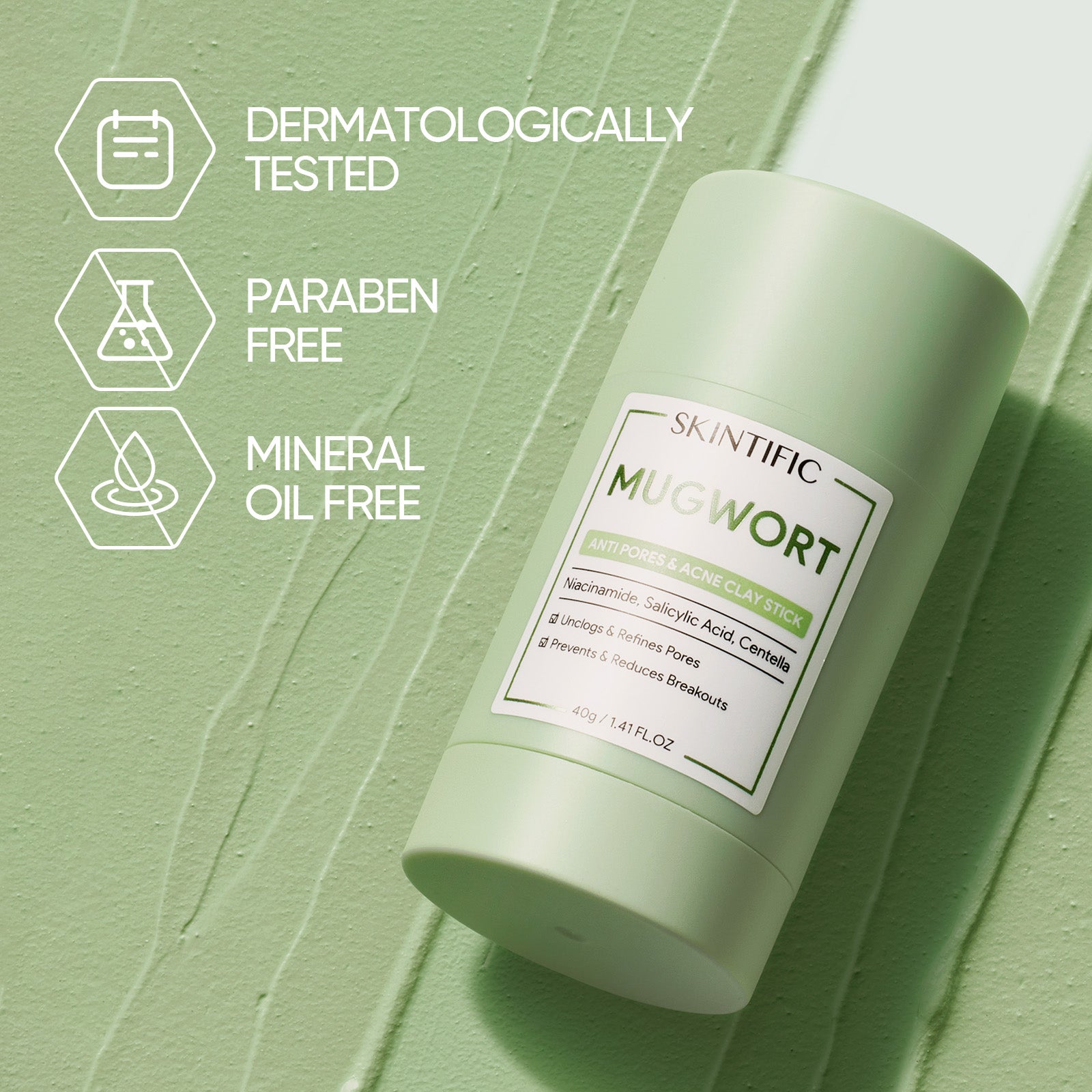 Mugwort Anti Pores & Acne Clay Mask Stick