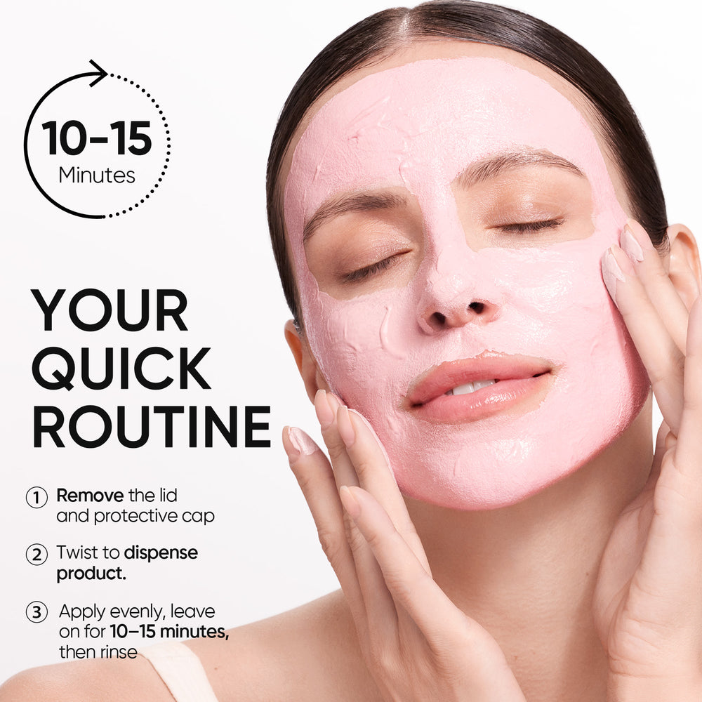 Rose PDRN Niacinamide Glow Boost Masque en Stick à l'Argile