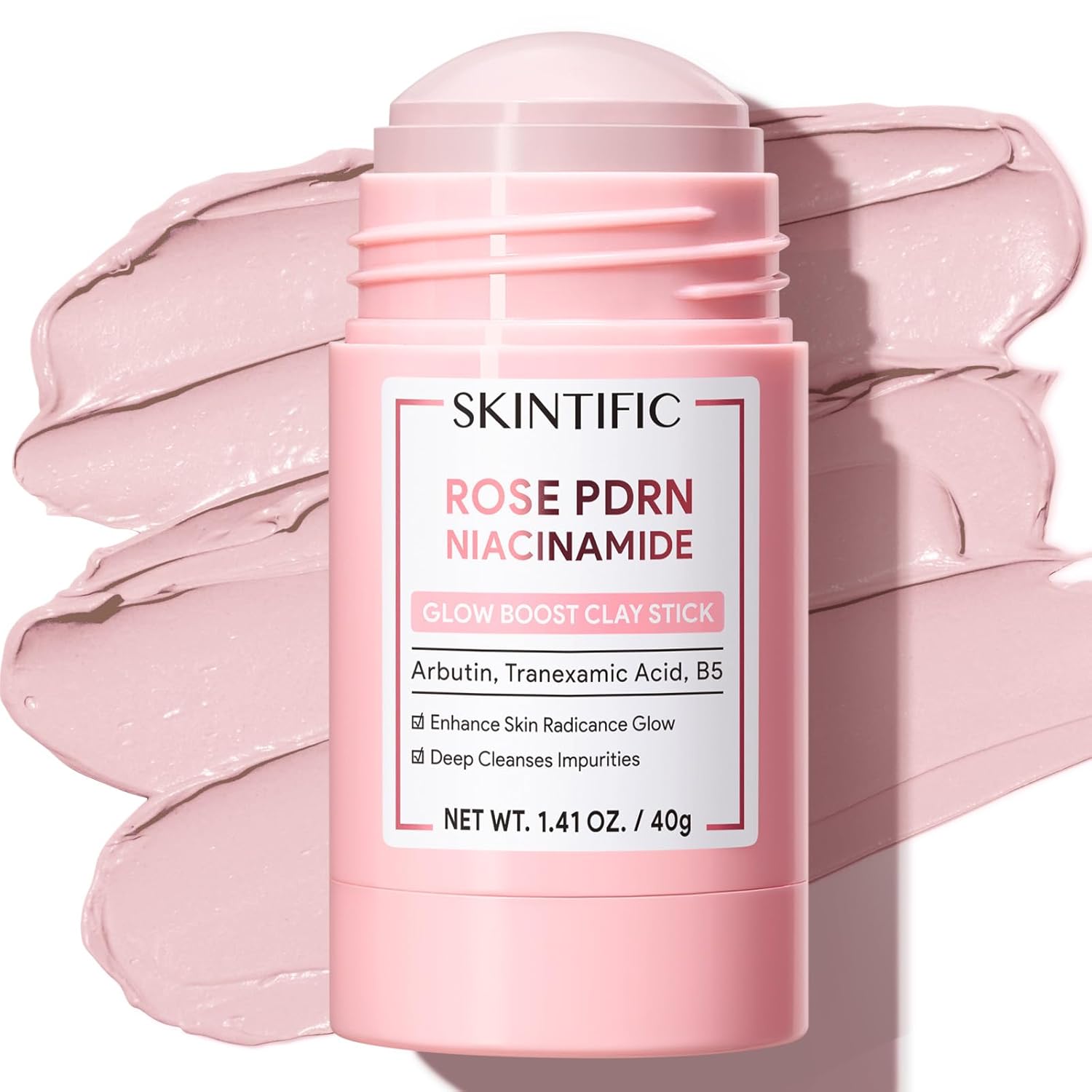Bâton d'argile purifiante à l'argile blanche d'Amazonie