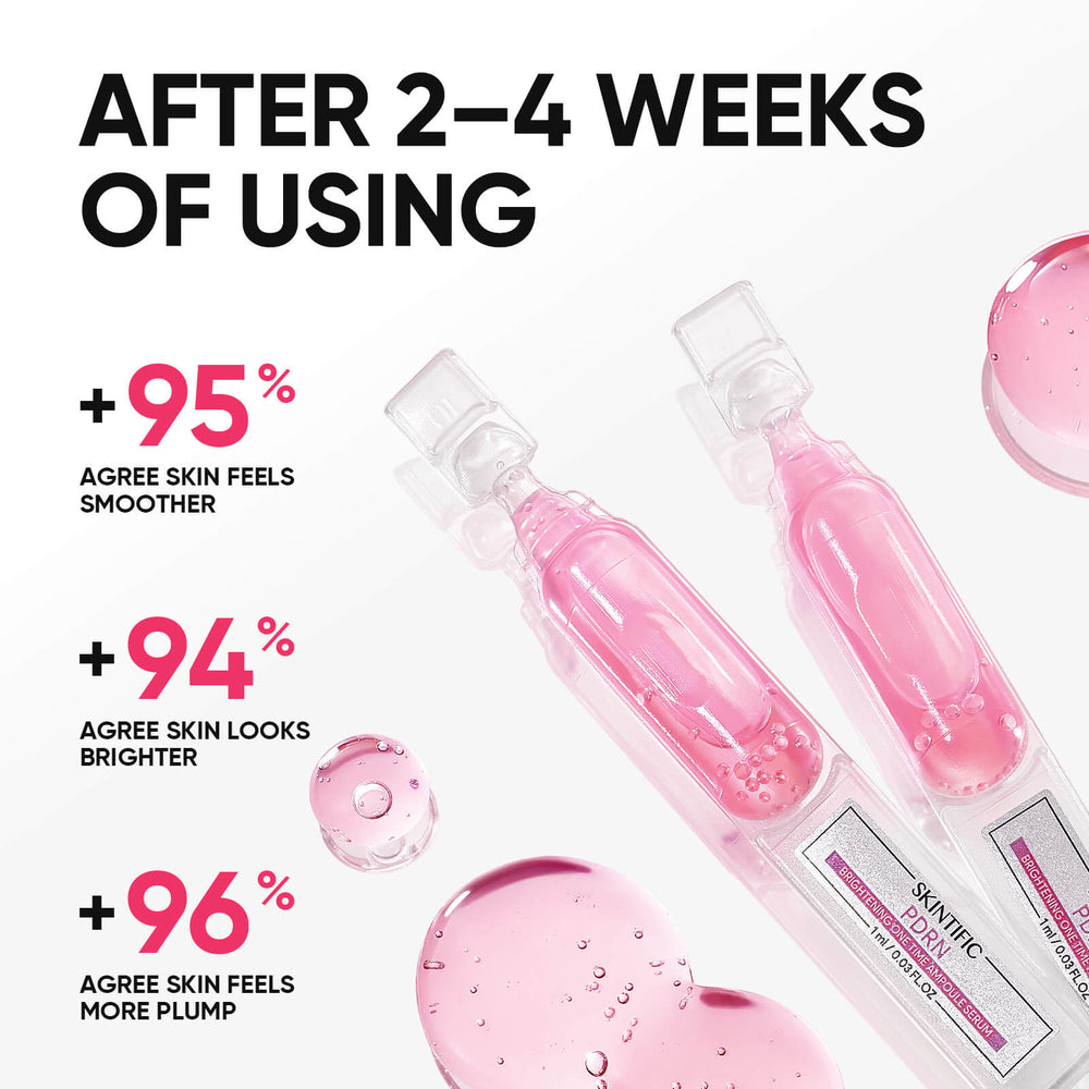 Sérum ampoule éclaircissant PDRN à usage unique, 30 pièces