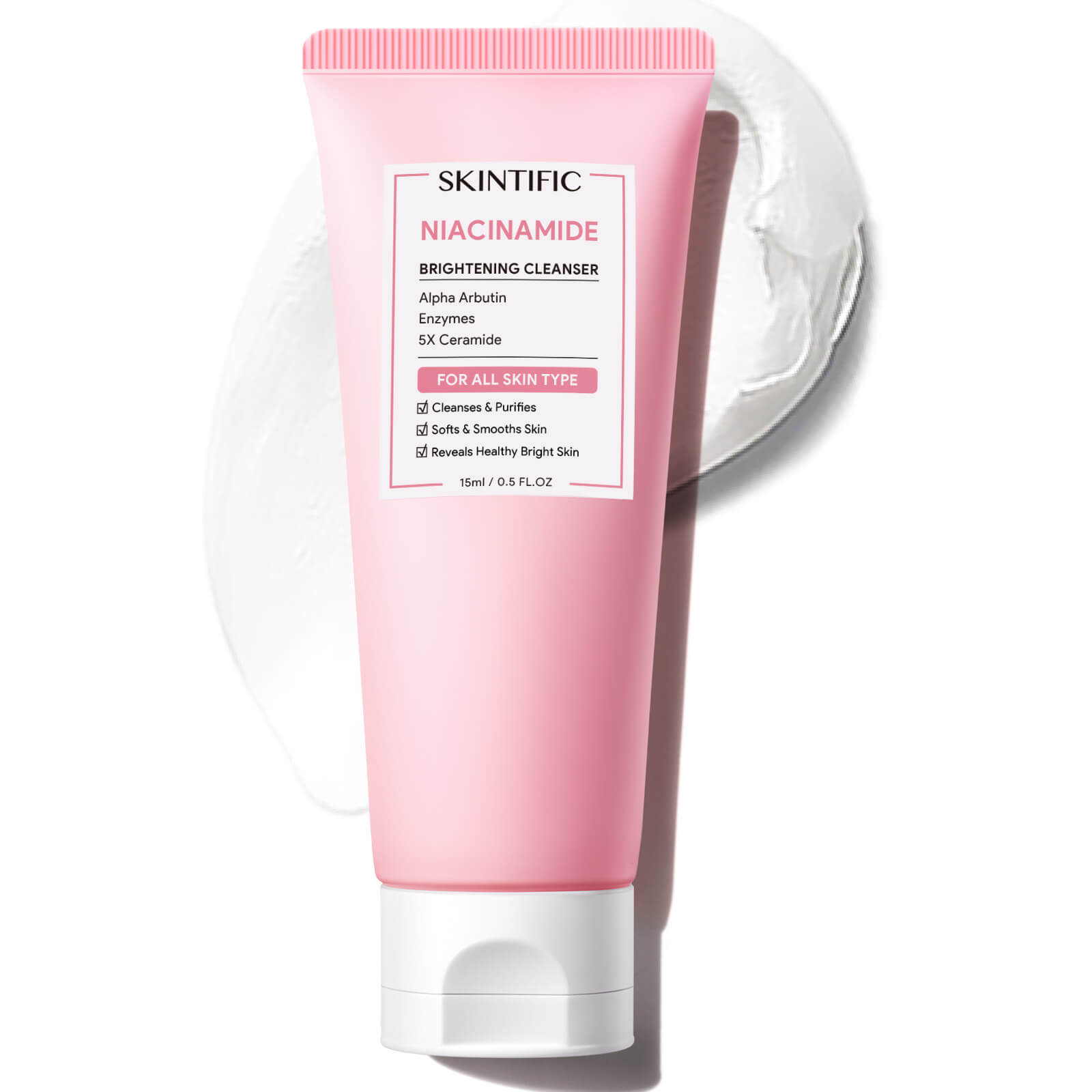 Mini échantillon de nettoyant éclaircissant visage à la niacinamide