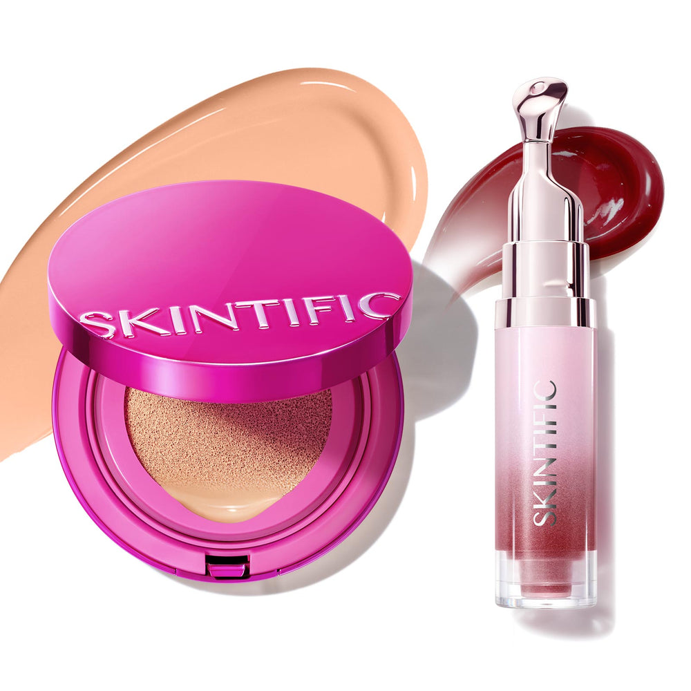 Glow Cushion & Peptide Lip Serum Set 2pcs