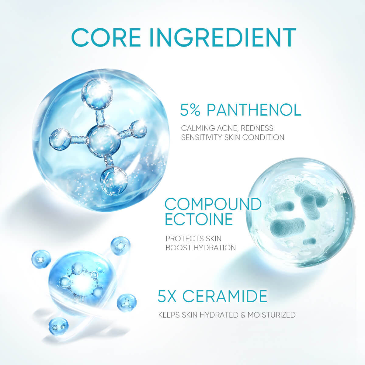 Gel Hydratant Apaisant à 5 % de Panthénol