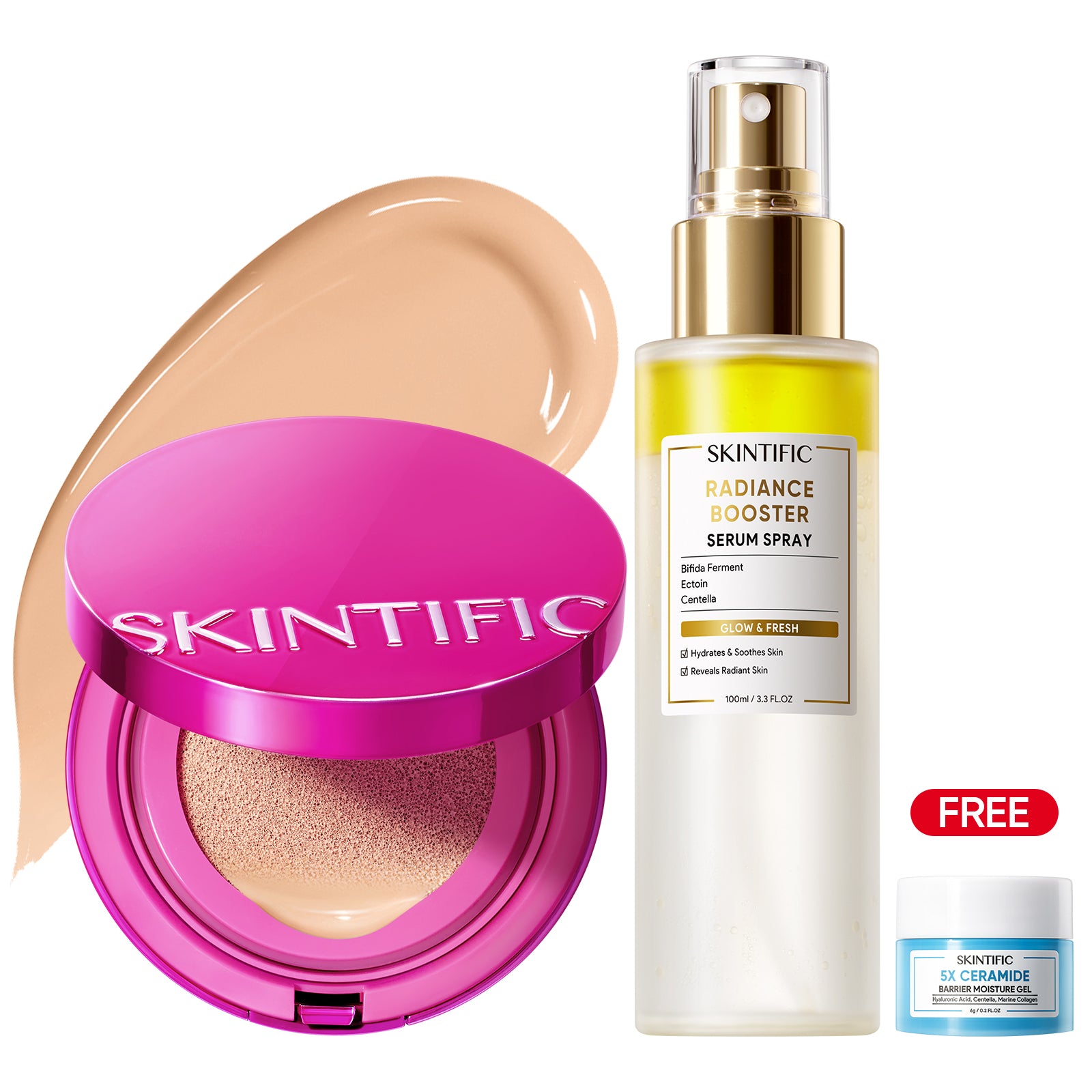 Glow Cushion & Serum Spray Set 2pcs